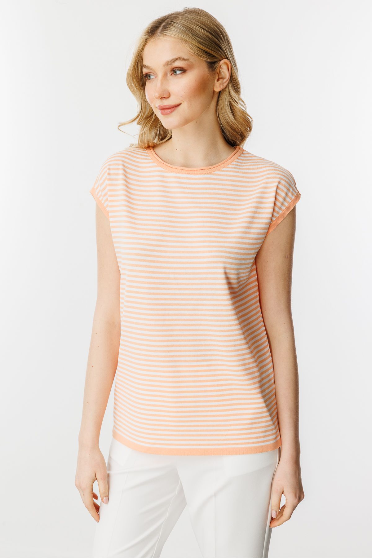 Butik Triko-Striped Basic Knitwear Blouse 2