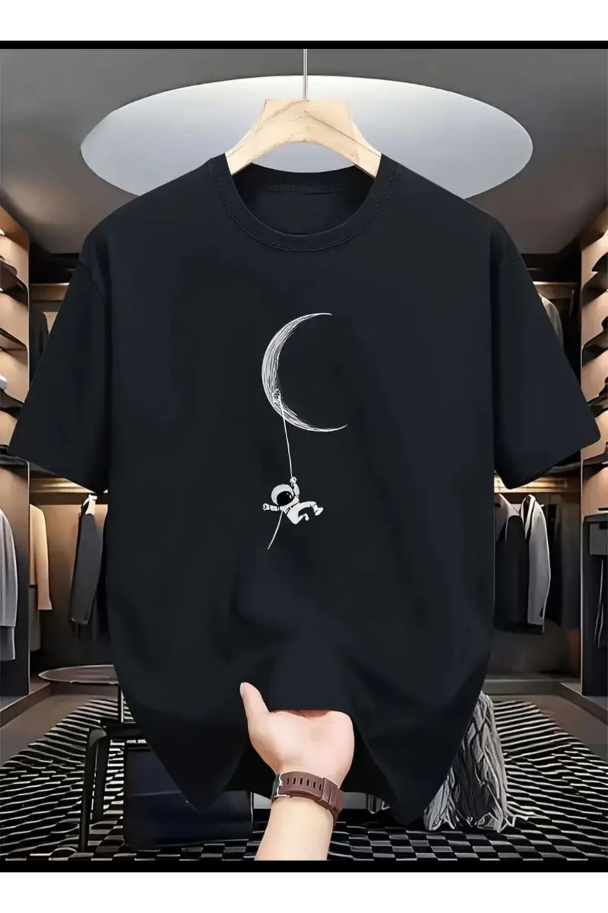 Medinenur Μπλουζάκι με τυπωμένο Astronaut Basic