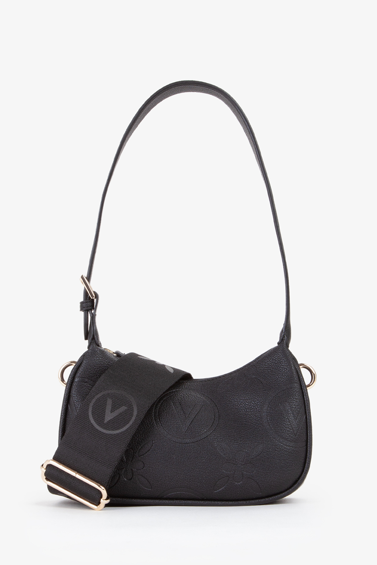 Valentino SAMBA RE HOBO BAG NERO VBS8ZG13