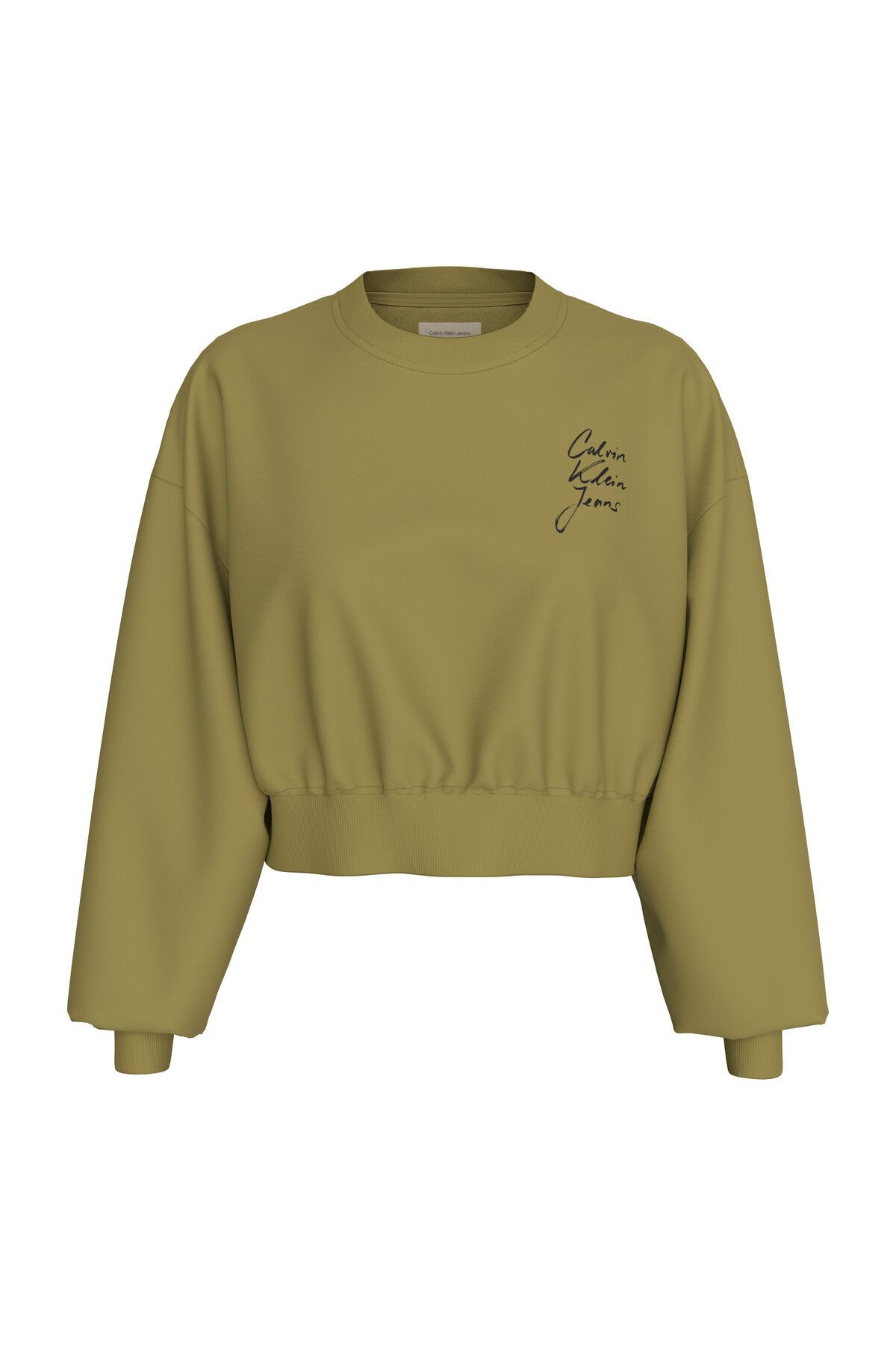 Calvin Klein-SCRIPT INSTITIONAL CREWNECK 6