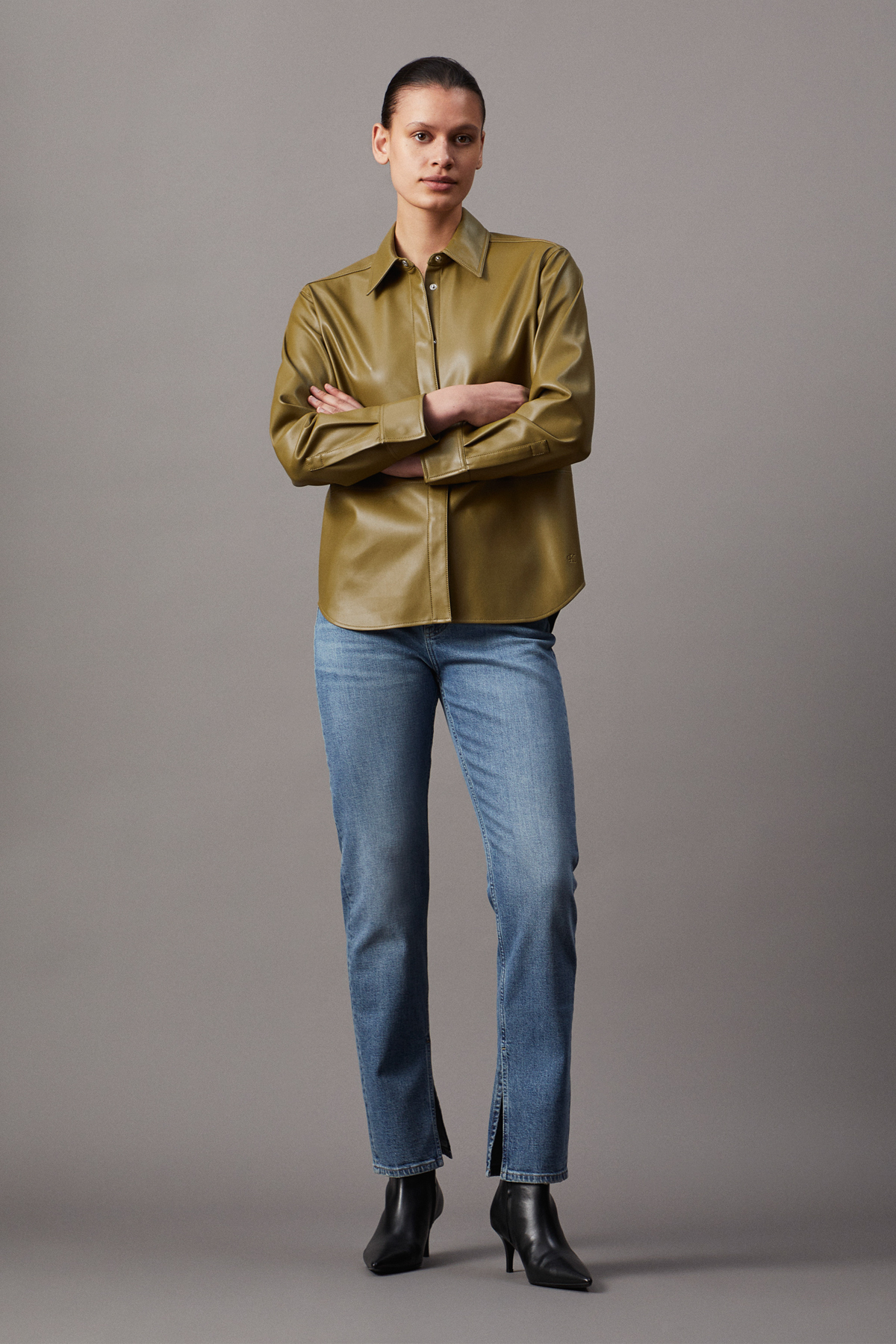 Calvin Klein Oryginalne spodnie Slim Fit Straight