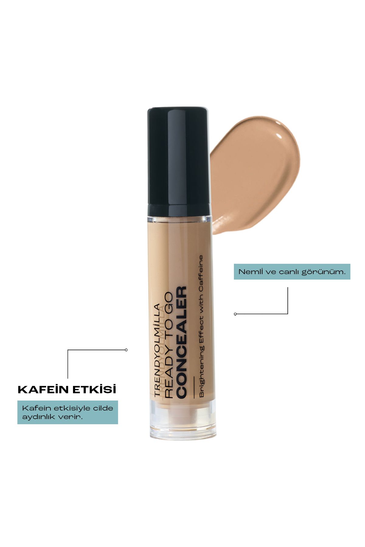 Trendyolmilla Beauty-Vanille mit hellem und feuchtigkeitsspendendem Koffein – Finisher 303 TKZAW25KT00001 2