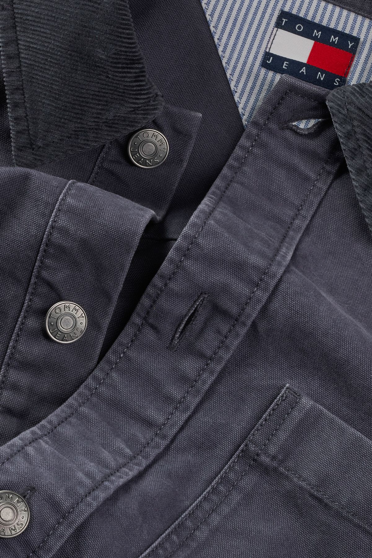 Tommy Hilfiger-Tjm Cord Canvas Overshirt - Extended Size 3