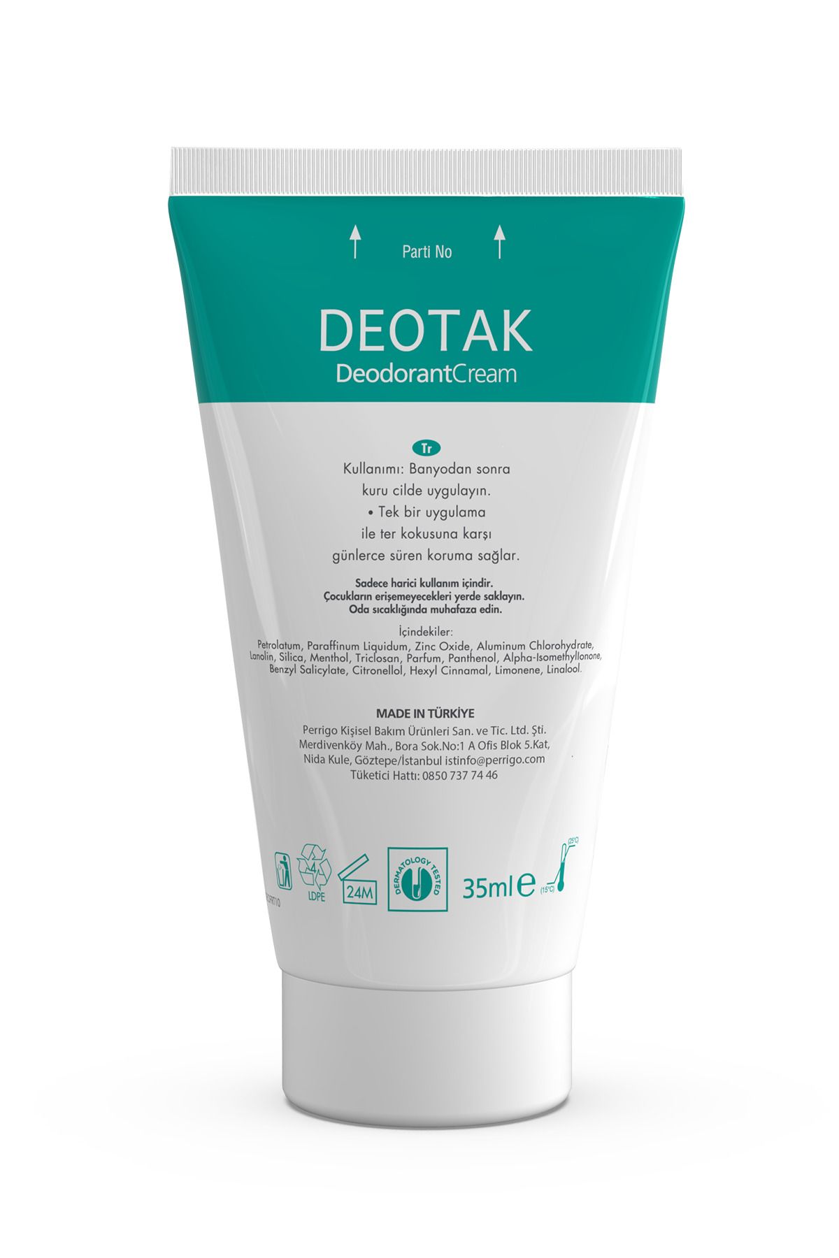 دئودورانت و رول آن مردانه زنانه طراوت منتول تا 7 روز کرم مؤثر 35 میل Deotak