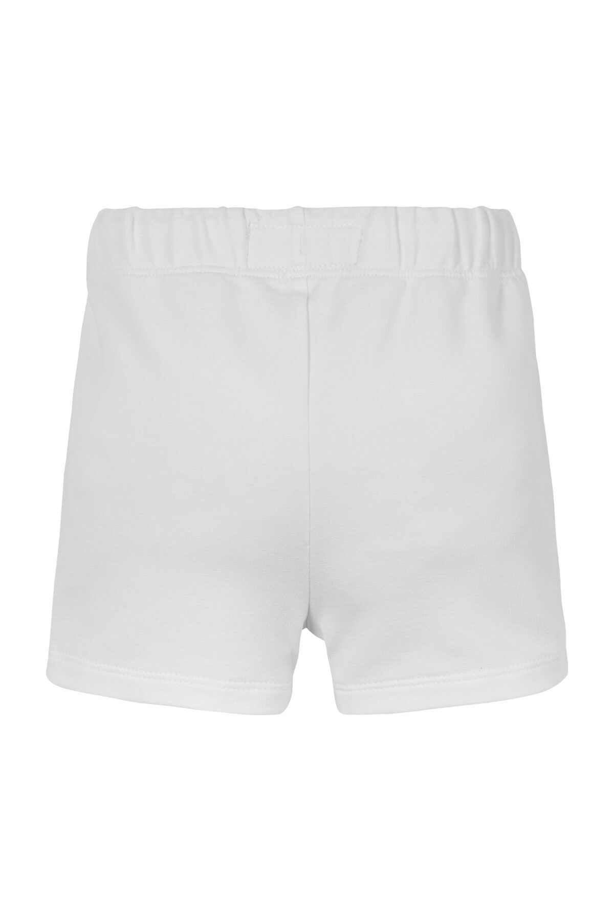 Calvin Klein-Normale weiße Unisex-Shorts mit Monogramm-Logo 2