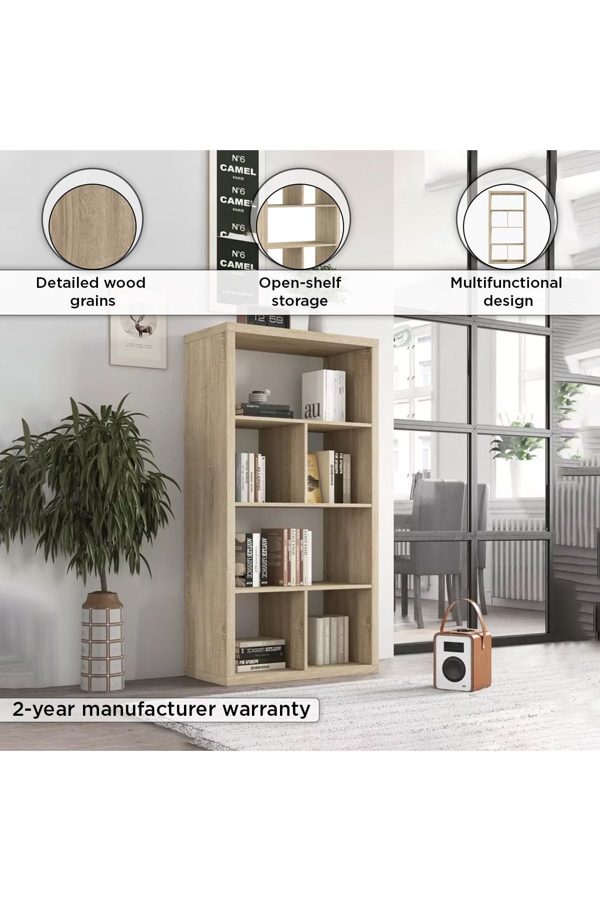 erorex-Halmstad NXT 6 Cube Bookcase 4