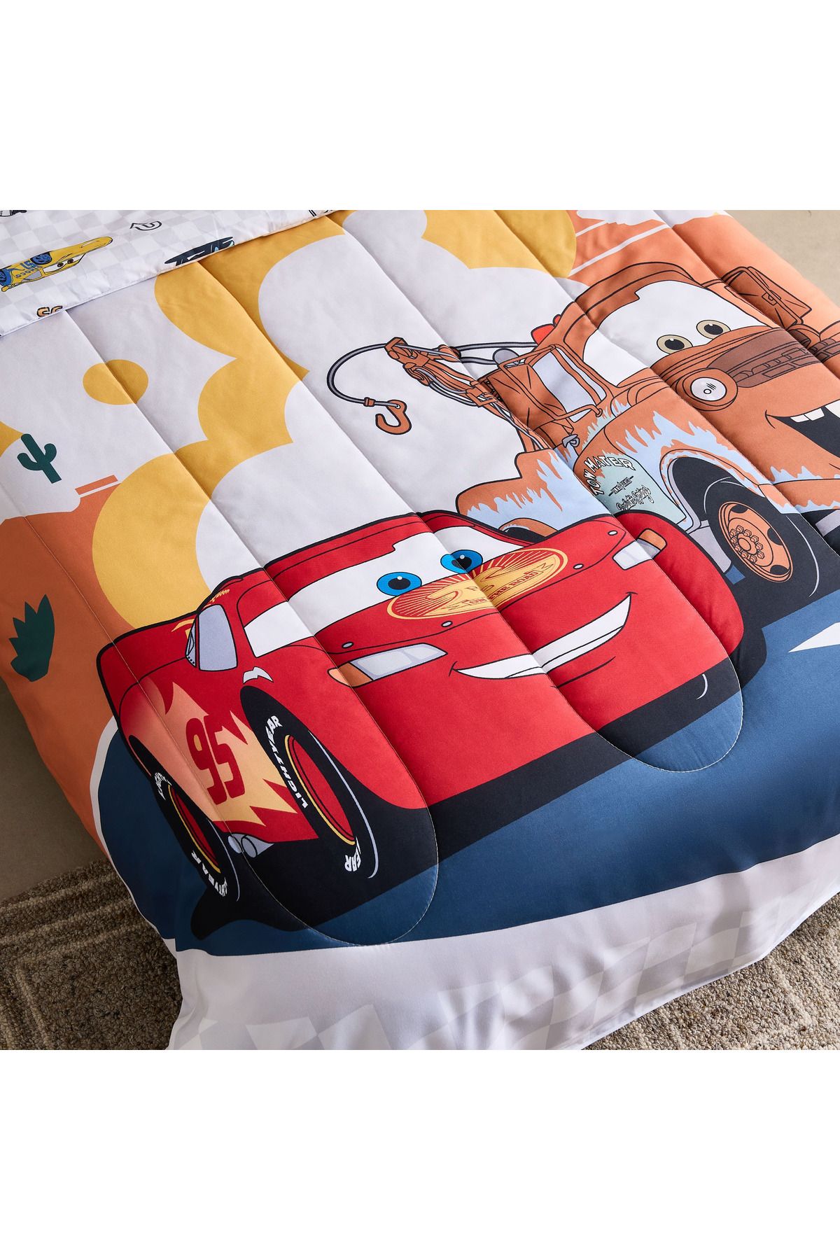 erorex-Cars 2-Piece Ready for Road Single Comforter Set - 135x220 cm 5