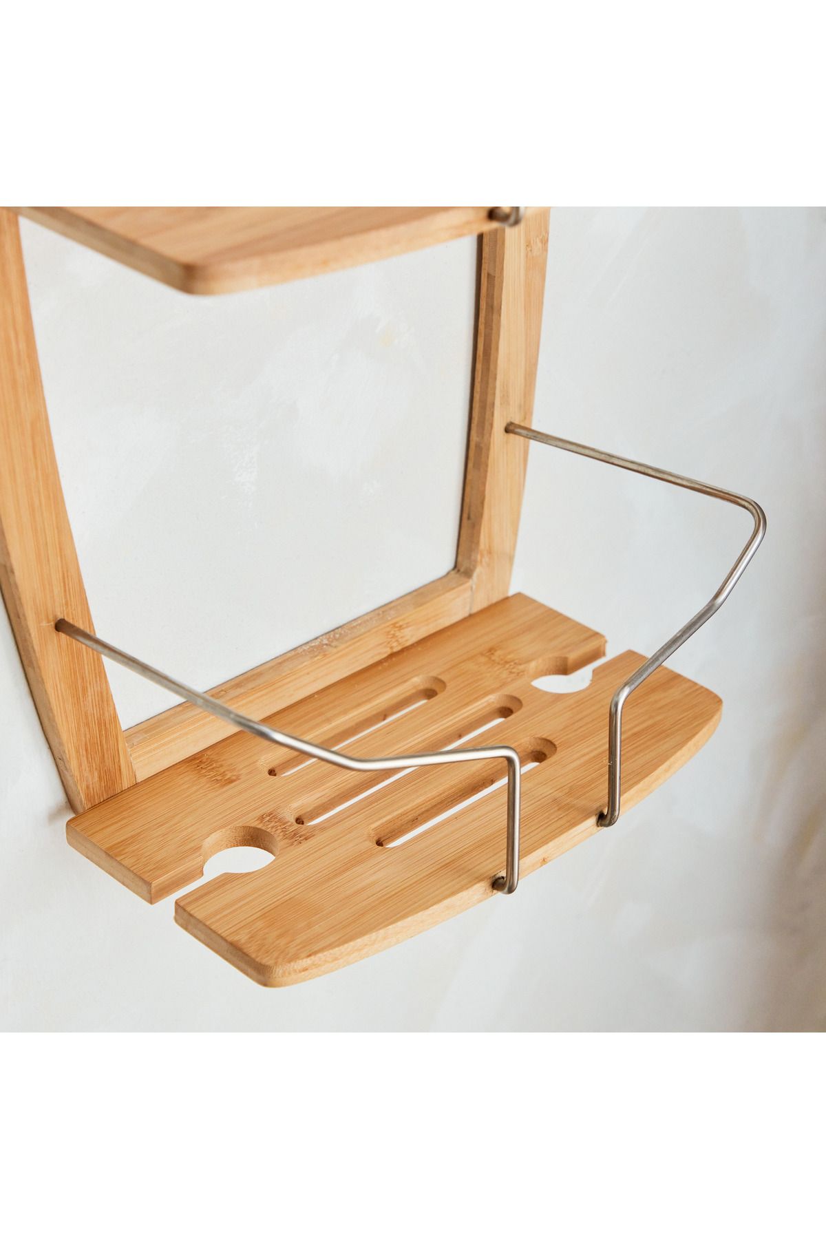 erorex-Natura Bamboo 2-Tier Shower Caddy 4