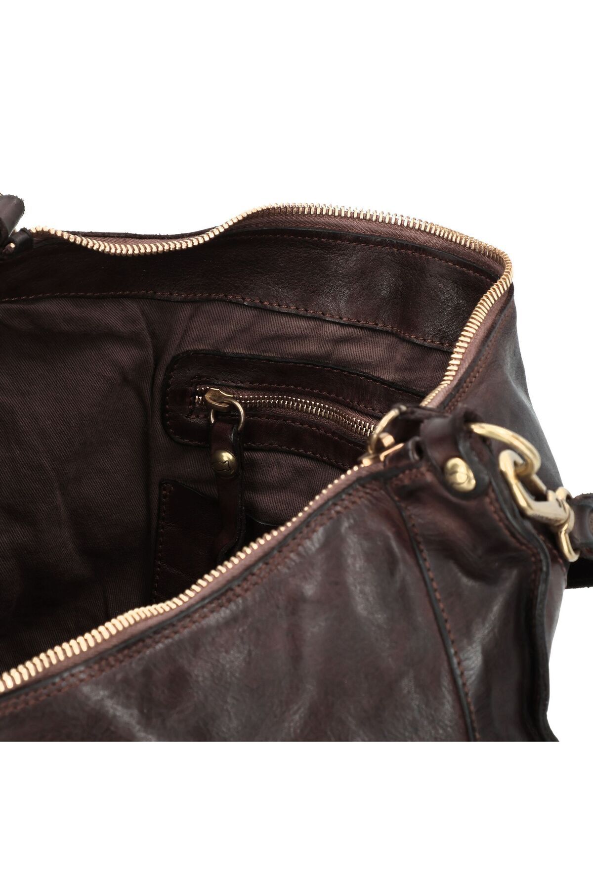 Campomaggi-Mogano Schultertasche Leder 44 cm 5