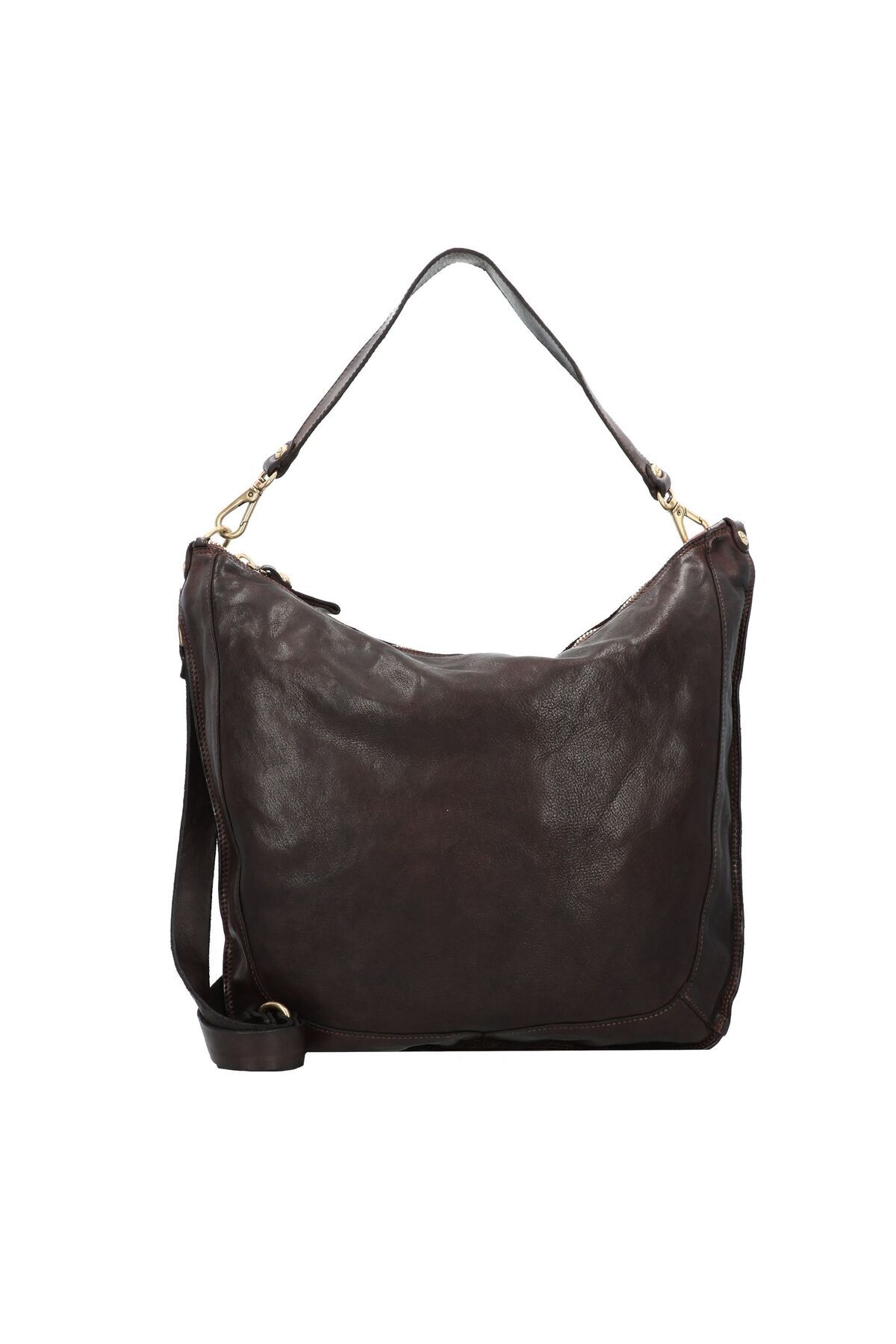 Campomaggi-Mogano Schultertasche Leder 44 cm 1