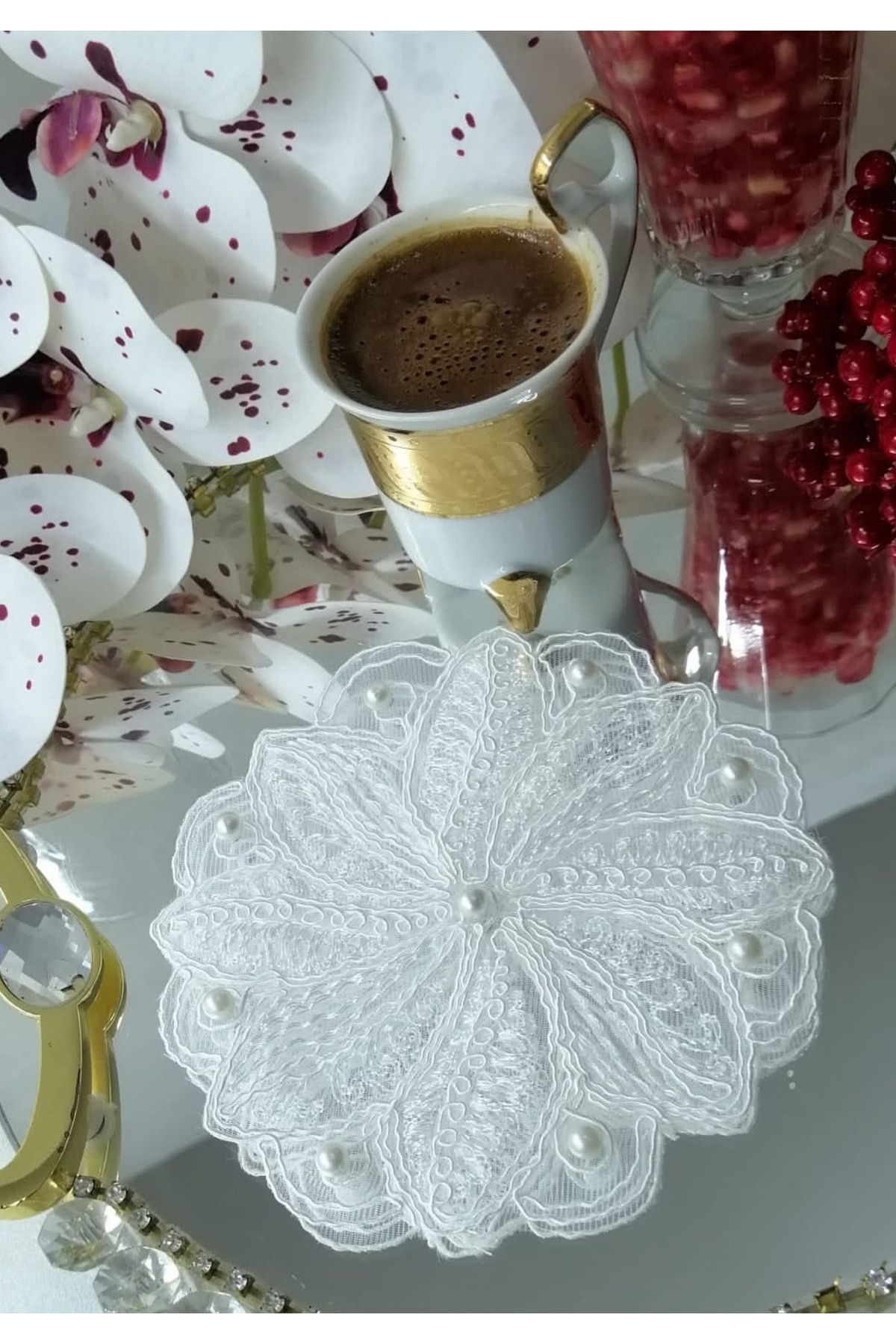 Lady Rio Șervețel De Cafea, Șervețel De Prezentare De Cafea, Șervețel De Prezentare, Șervețel De Serviciu - One Size