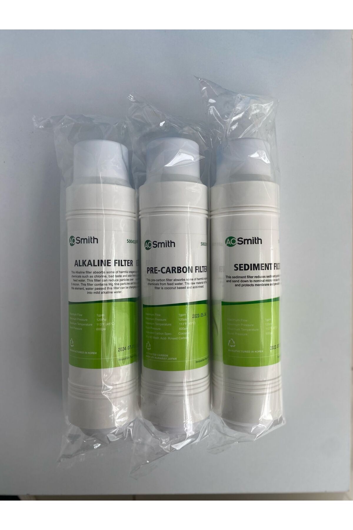 A.O. Smith FREZYA FİLTRE TAKIMI 3'LÜ SET