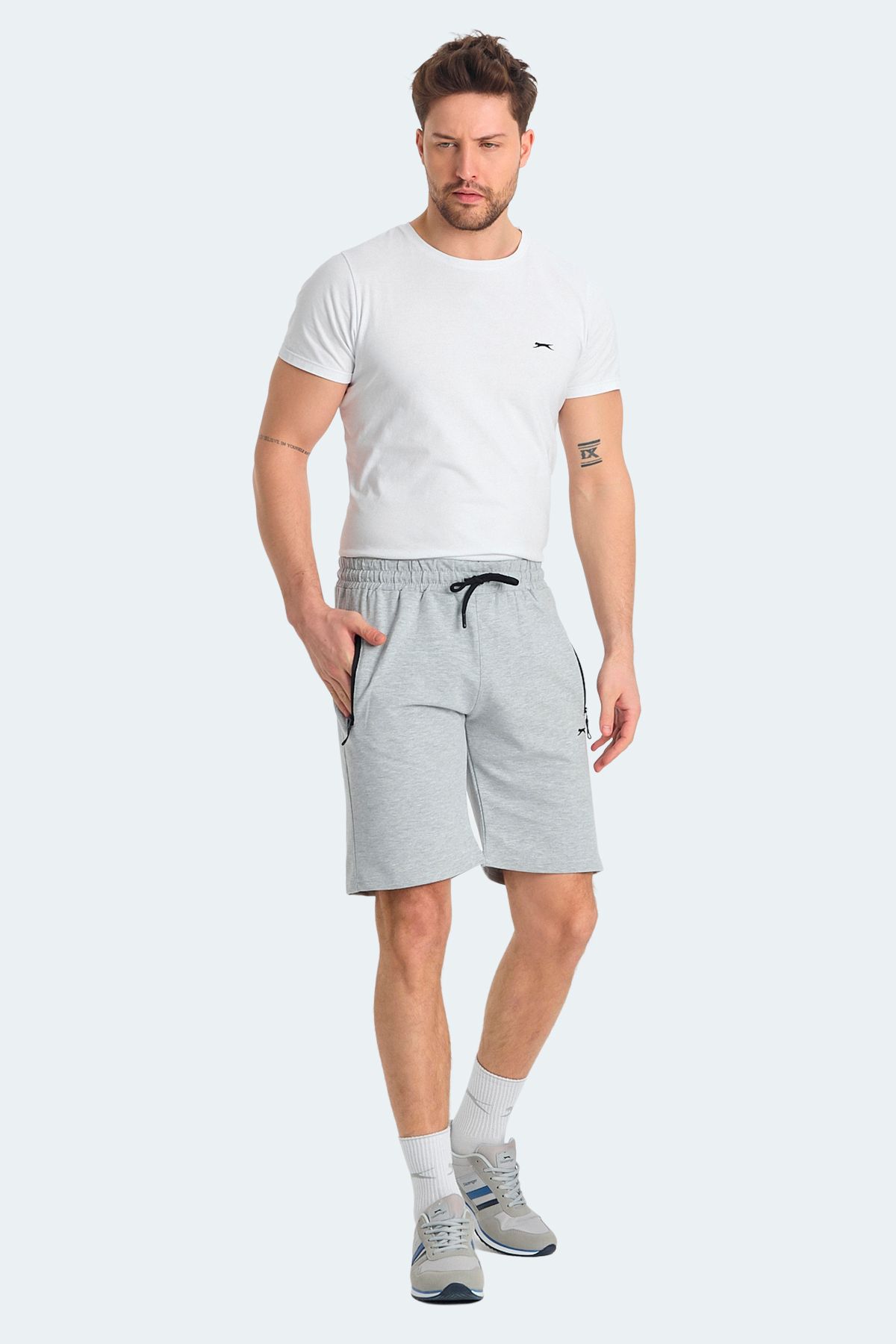 Slazenger-Gray over Men's Shorts 4