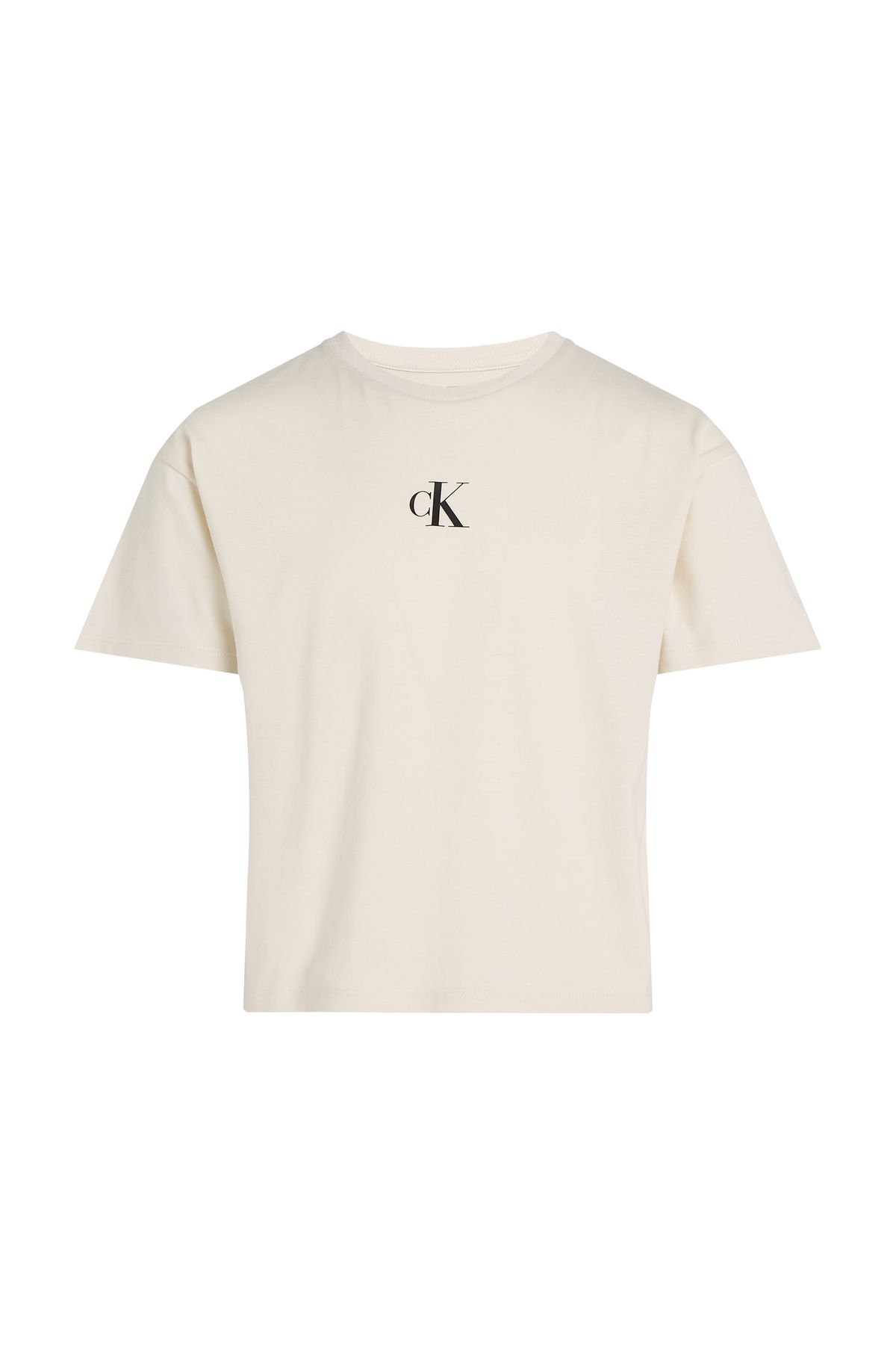 Calvin Klein-Calvin Klein Girls Beige T-Shirt 2