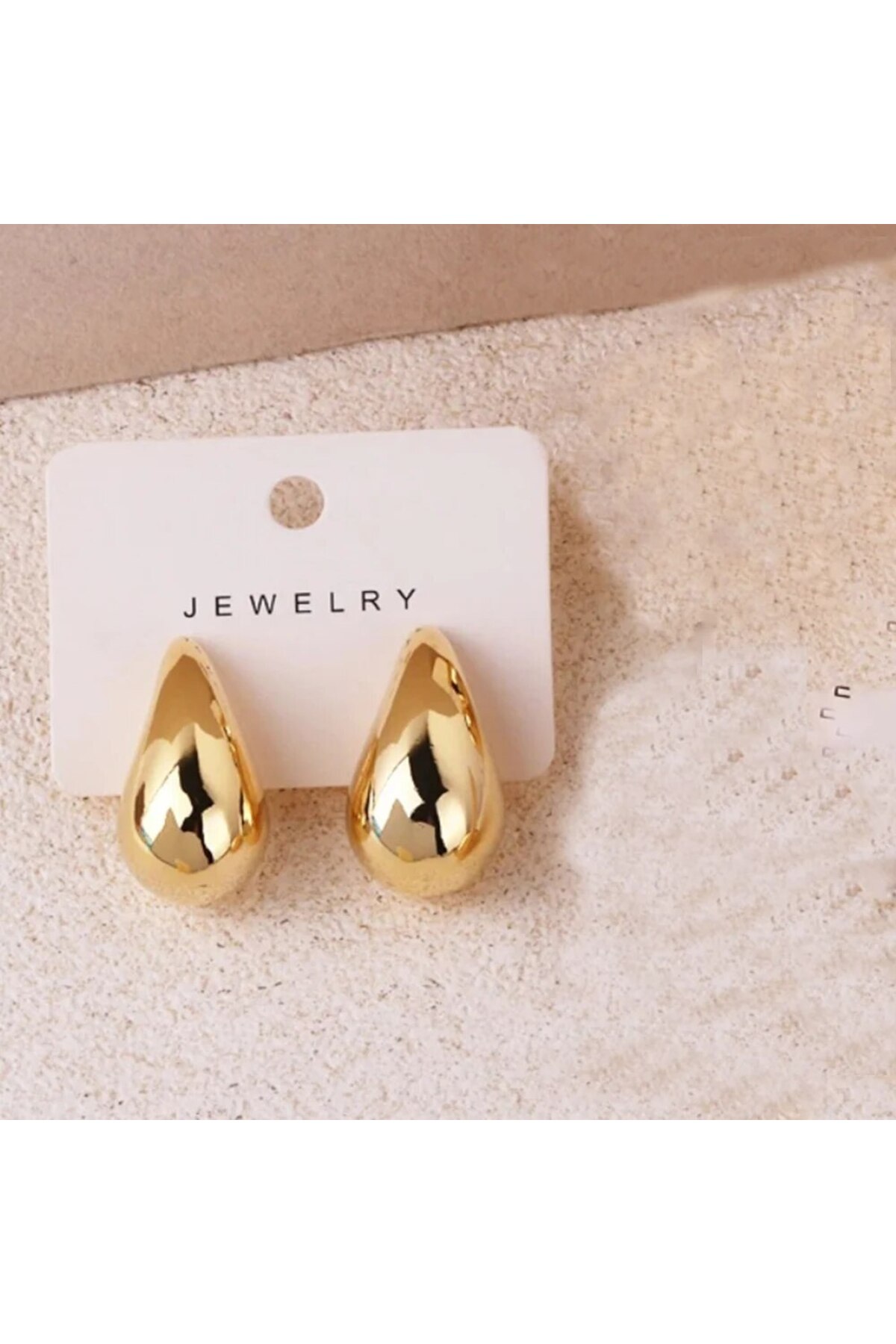 Choice AJZ50039B-GS Gold Color Water Drop Earring Stud Simple Design Ins Wome...