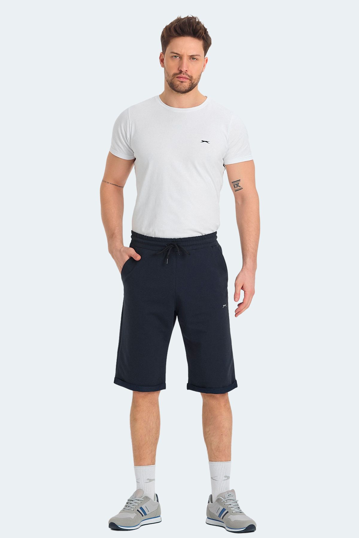 Slazenger-Kenins in Men's Shorts Navy Blue 7