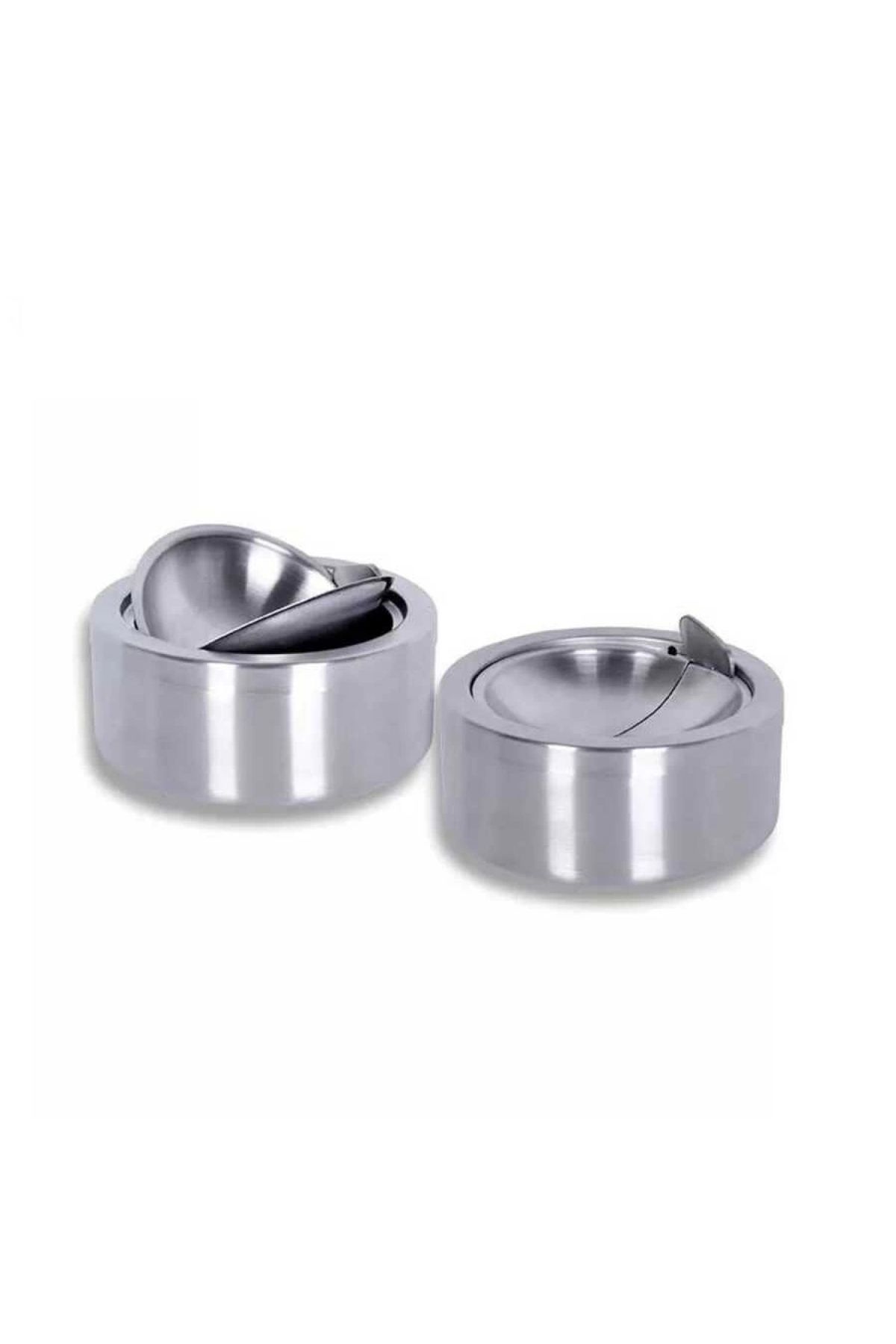 Epinox-Push Steel Ashtray 12 cm (Bk-12) 4