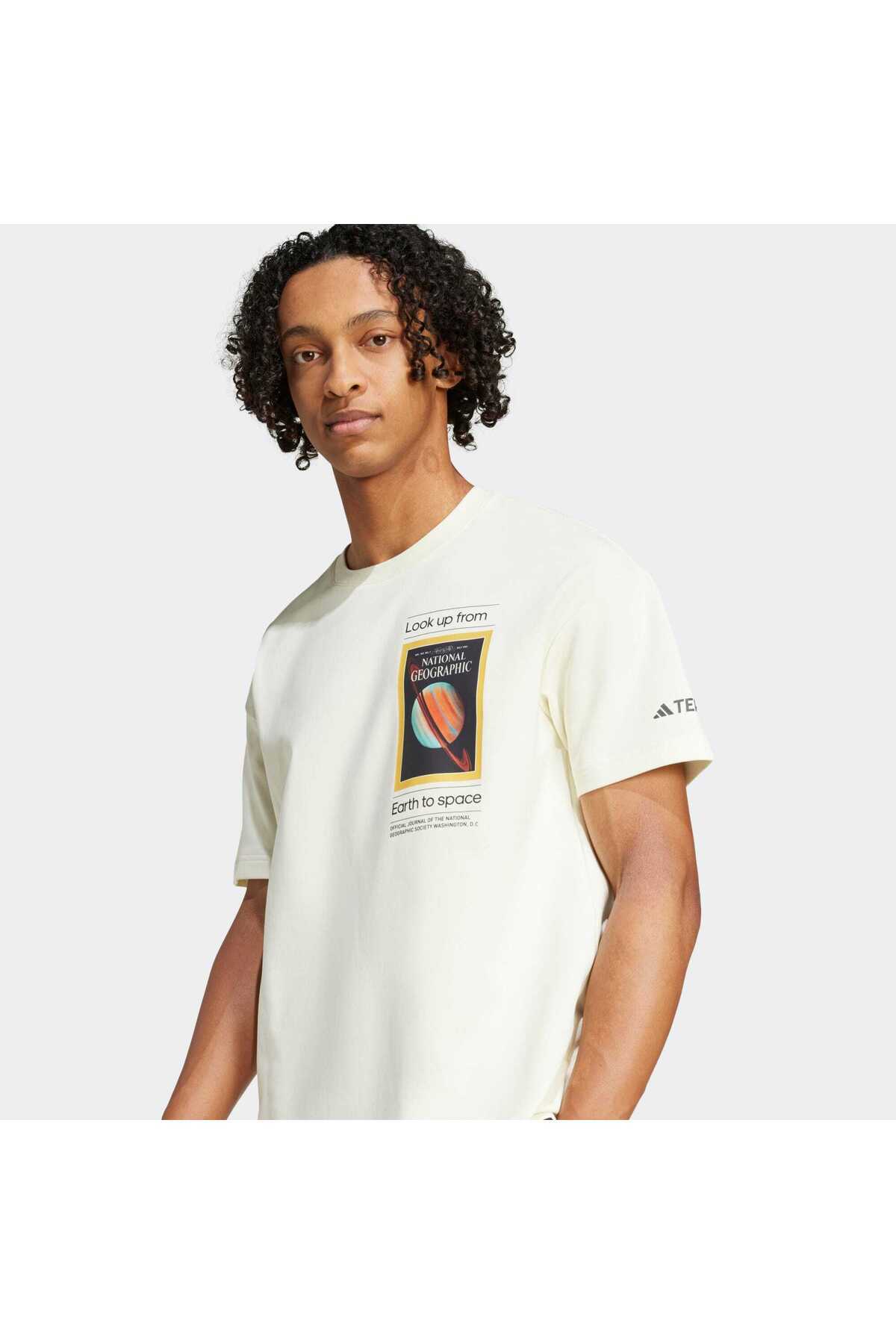 adidas-Μπλουζάκι Ng U Ar F Gfx T Λευκό Jd5962 6
