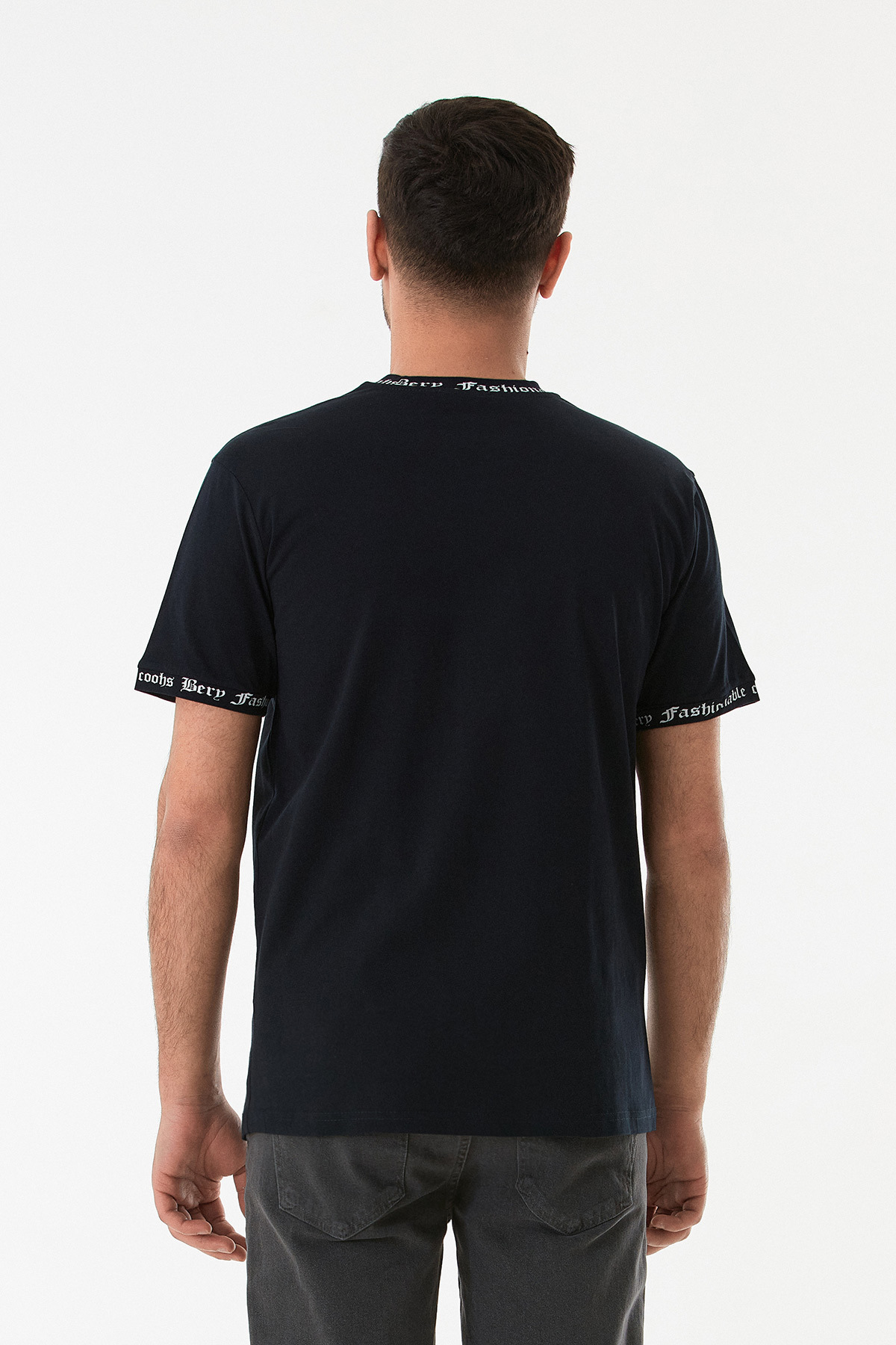 Fulla Moda-Μπλουζάκι με στάμπα Los Angeles Crew Neck 3