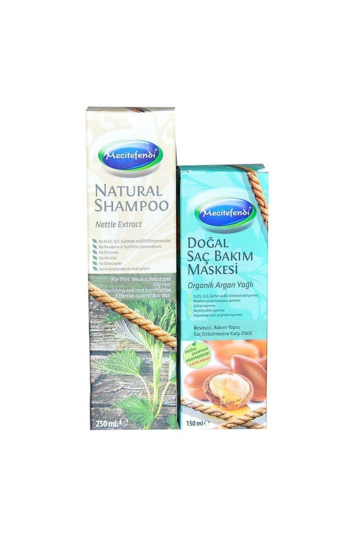 feifei Isırgan Şampuan 250 Ml + Argan Yağlı Saç Maskesi 150 Ml