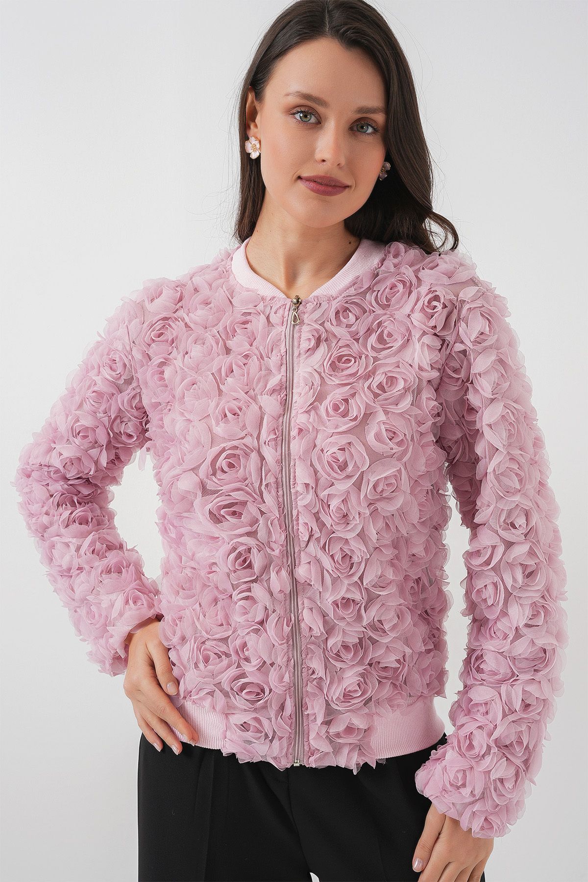 Bigdart-0719 Rose Jacket - Pink 4