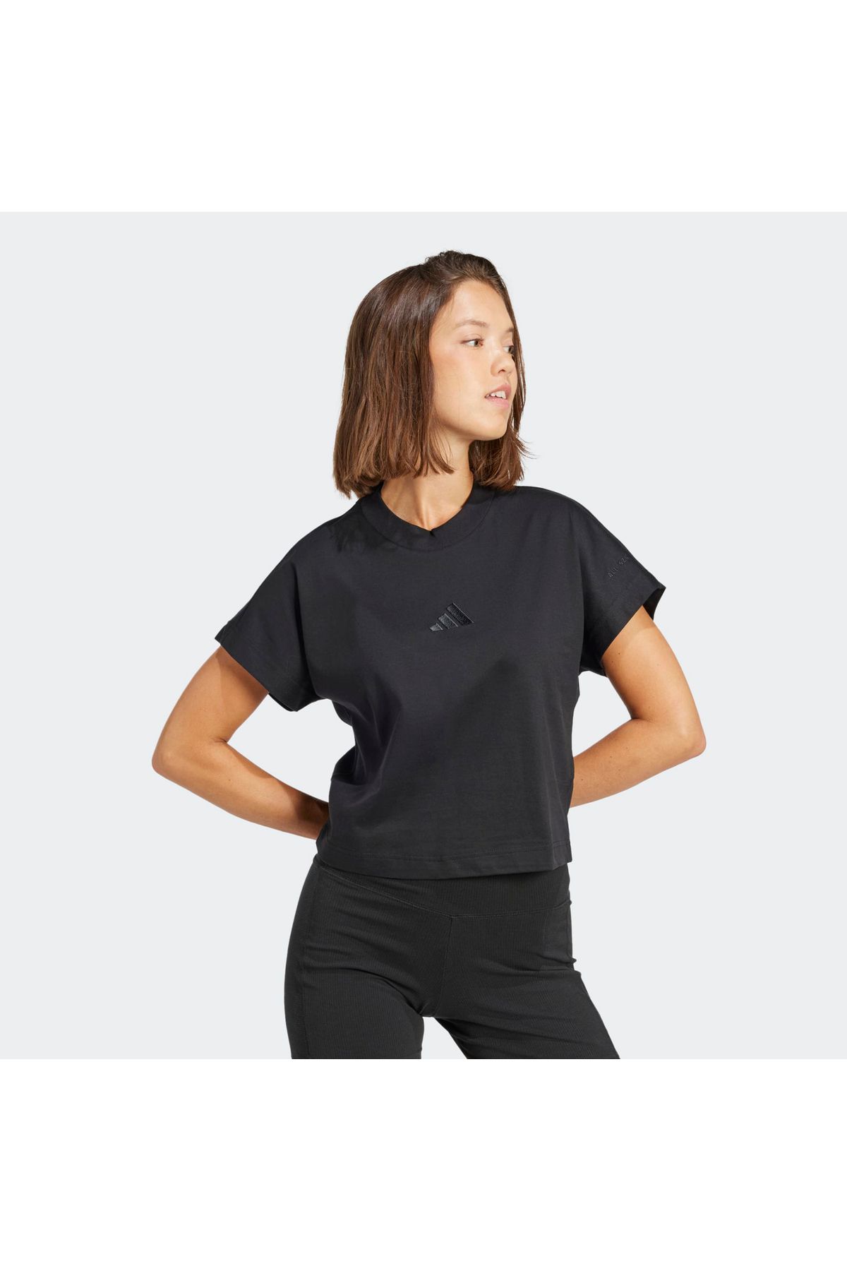 adidas-All Szn Women's Black T-Shirt (Jj1235) 1