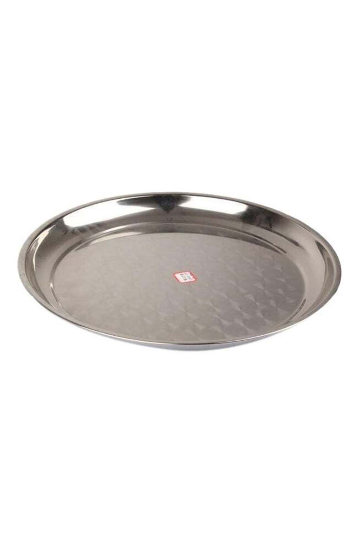 تبسي عشاء دائري فضي 45سنتيمتر