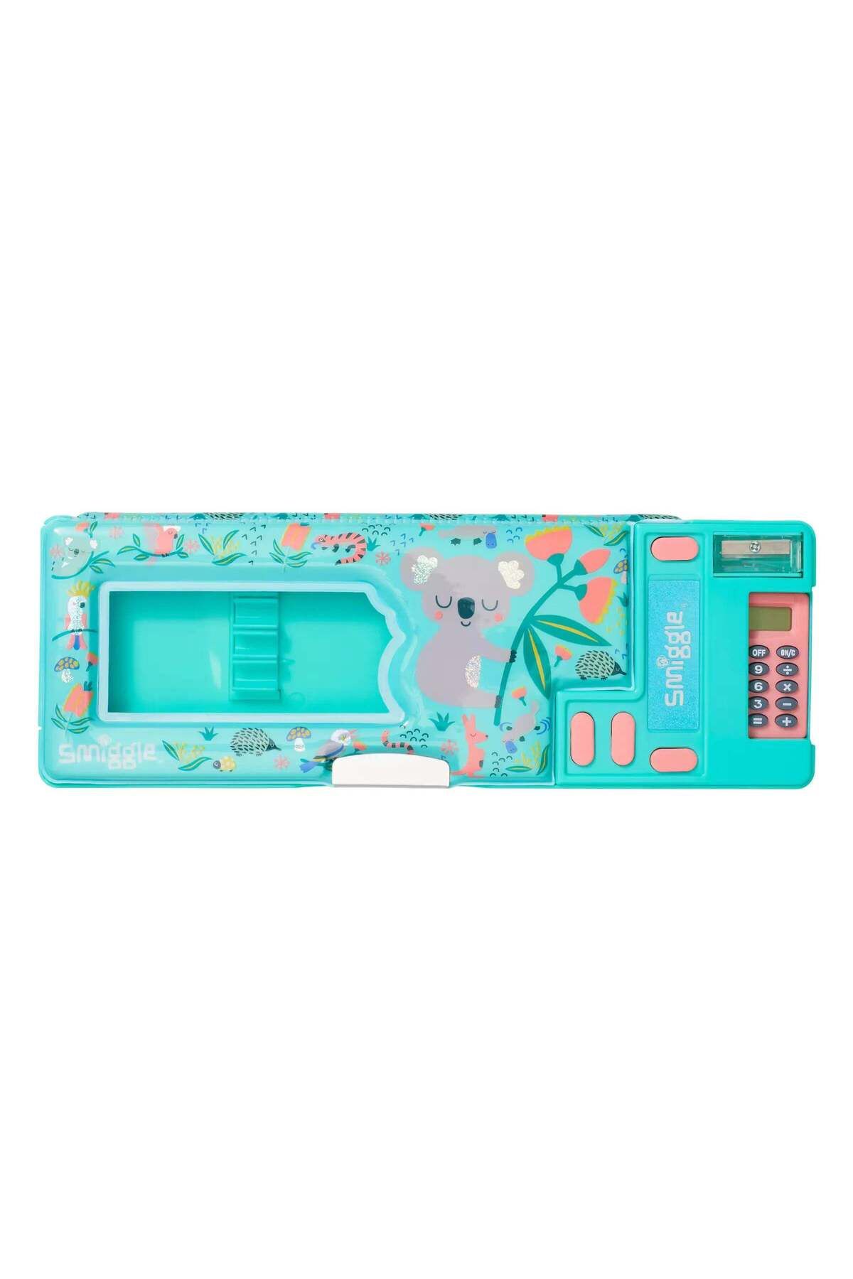 SMIGGLE-- Hi There Pop Out Automatic Pencil Case with Calculator 1