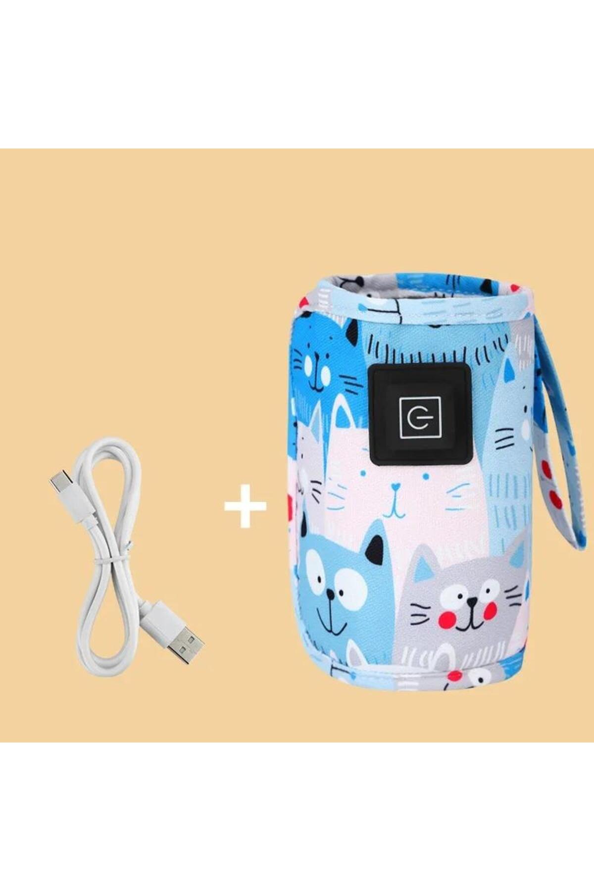 Zigver USB Süt Su Isıtıcı Seyahat Arabası Yalıtımlı Çanta Bebek biberon Isıtıcı Yenidoğan Bebek Taşınabilir fotoğrafı 2 (önizleme)