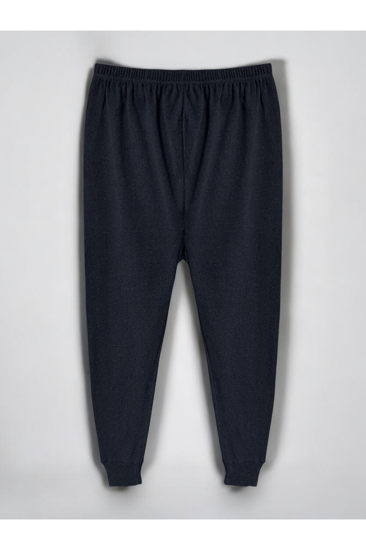 Line Smart-Men's Black Raised Cotton Cuffed Winter Underwear Tights 1