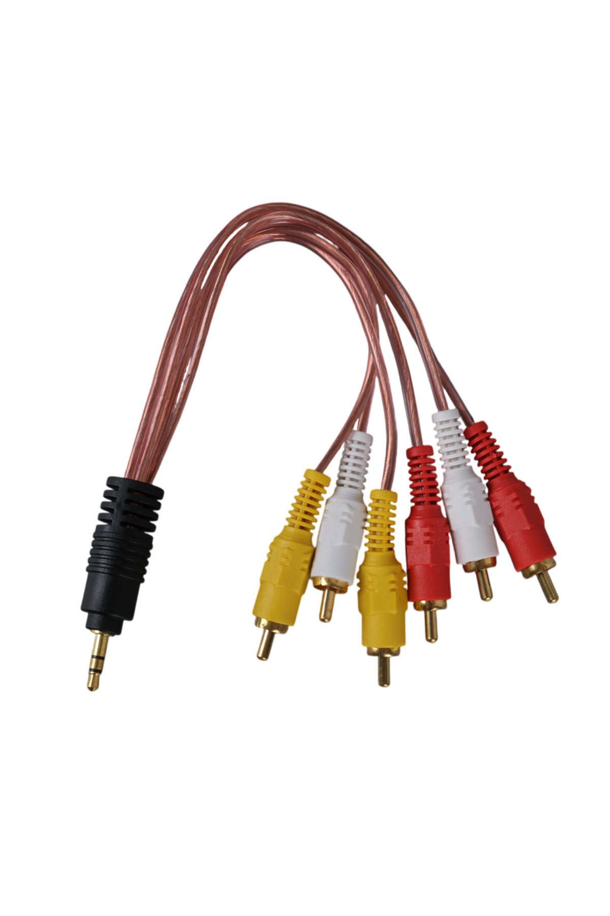 ELEKTROMER 3.5 Mm Stereo Erkek -6 Tos Erkek 5+1 Ses Sistemi Kablosu