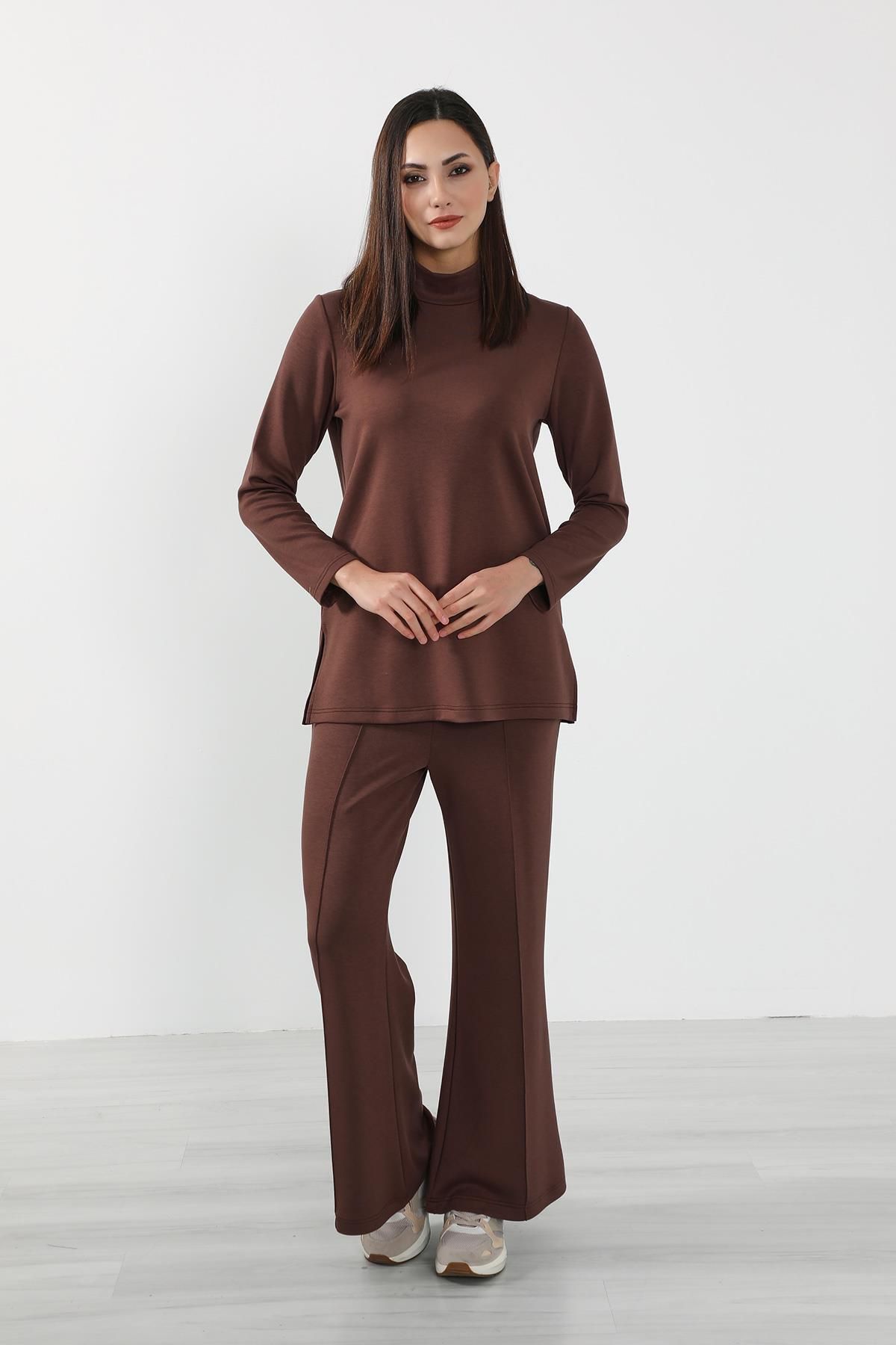 Aisha's Design-Relaxed Fit Basic Tracksuit Set - Tk-14 1