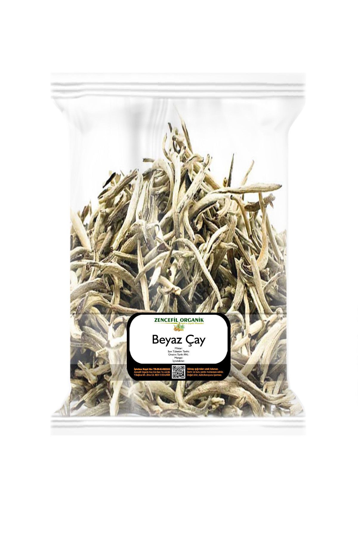 Zencefil Organik Beyaz Çay 50 Gr. White Tea Beyazçay Yeni Masül Beyaz Çay Yaprağı