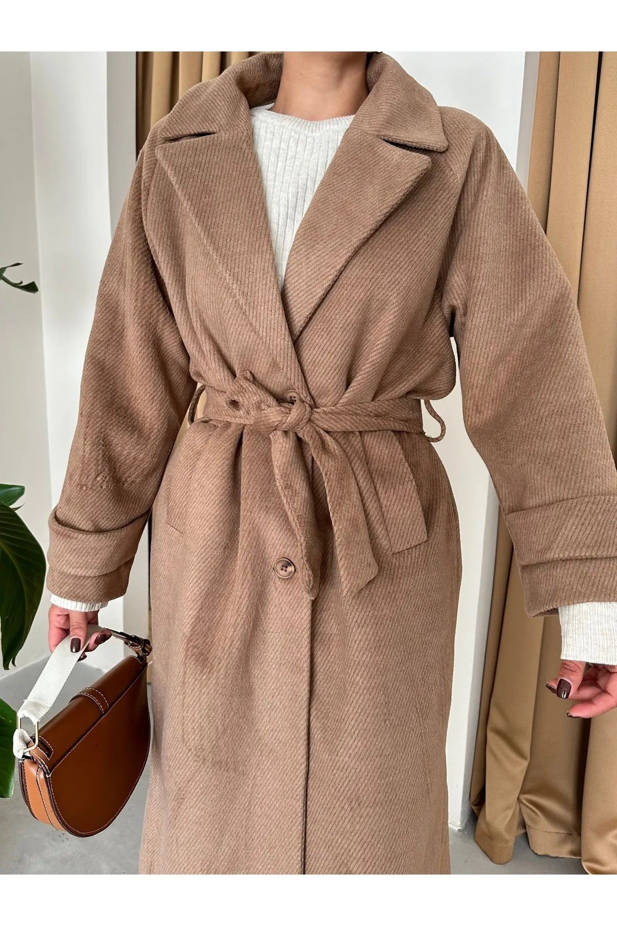 My Blog-Coffee Shark Herringbone Long Coat-54530 2