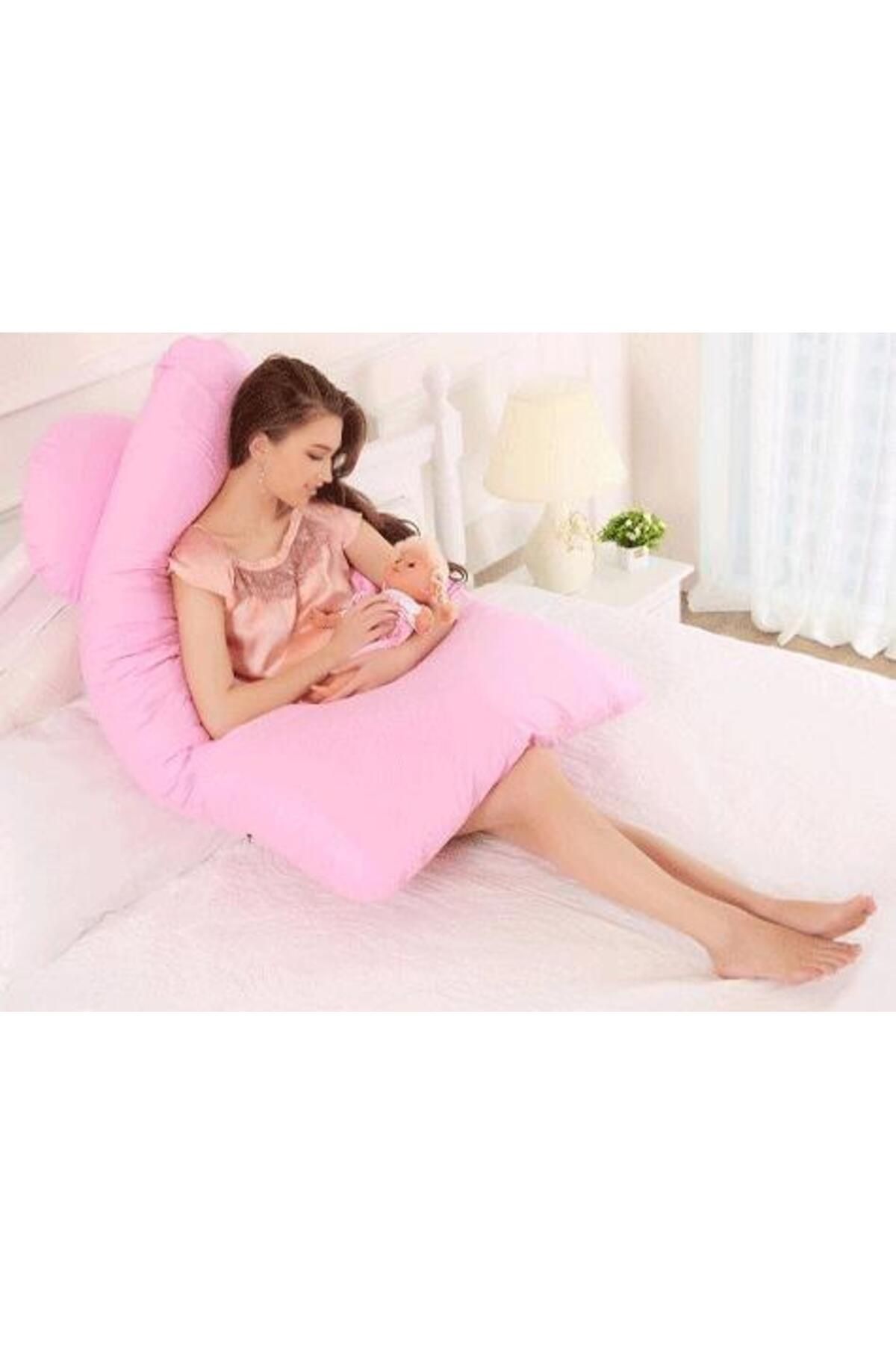 estevia Kampanya Estevia 5 Farklı Bölge Destekli Hamile Yastığı ( Pembe ) - 1250Gr Yeni!!!