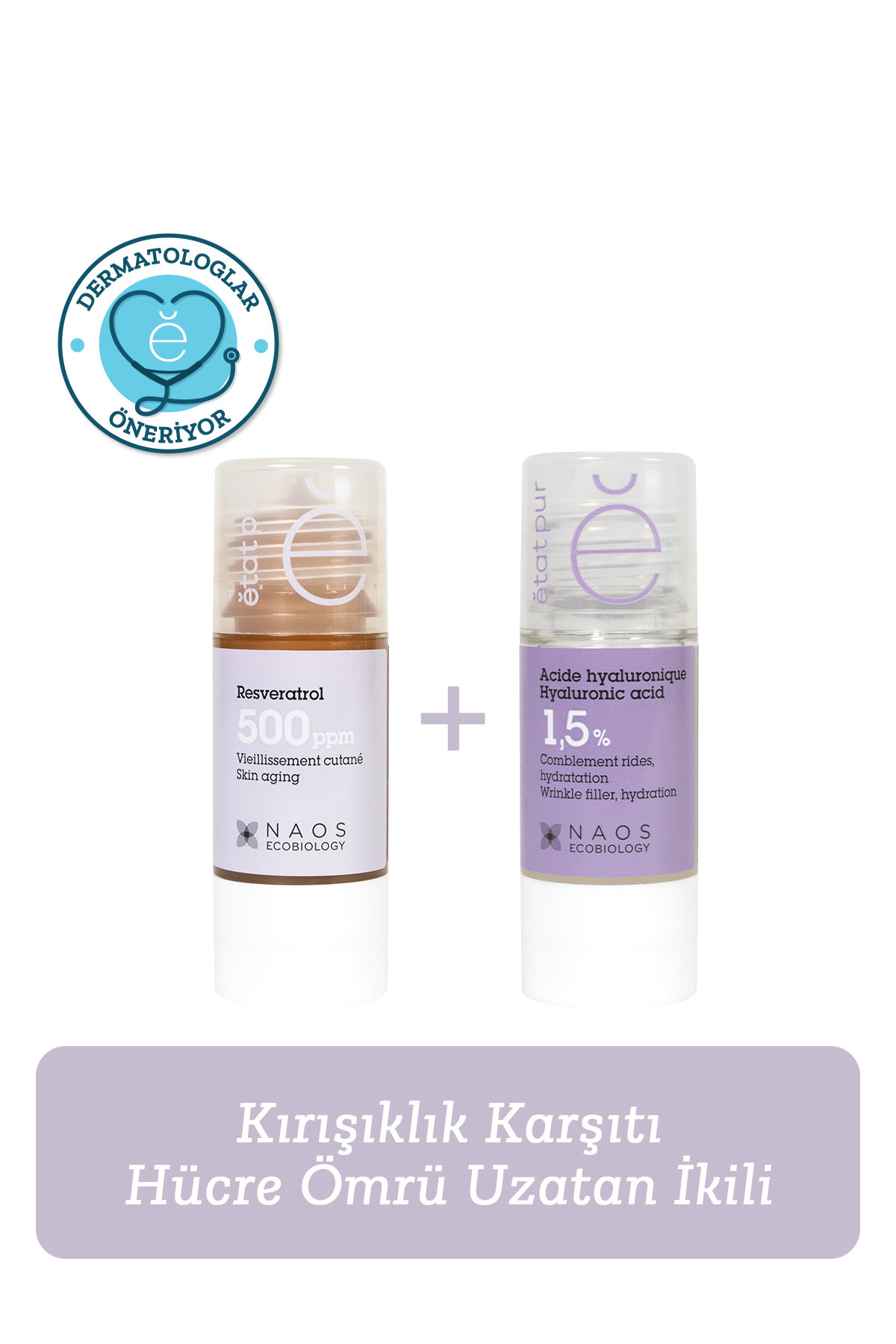 Kırışıklık Karşıtı ve Dolgunlaştırıcı Etkili Resveratrol-Hyalüronik Asit Sıkılaştırıcı Serum Seti — 1009784537