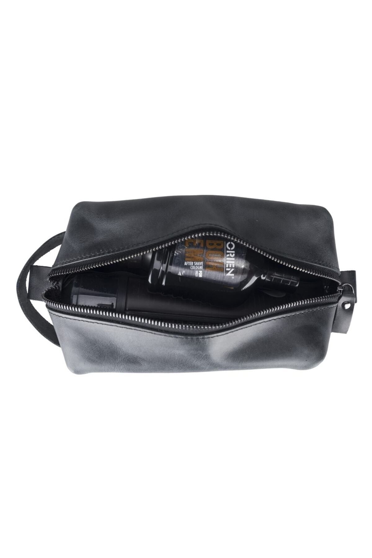 کیف آرایش چرمی حوا Xlarge Tn26 Space Black Plm