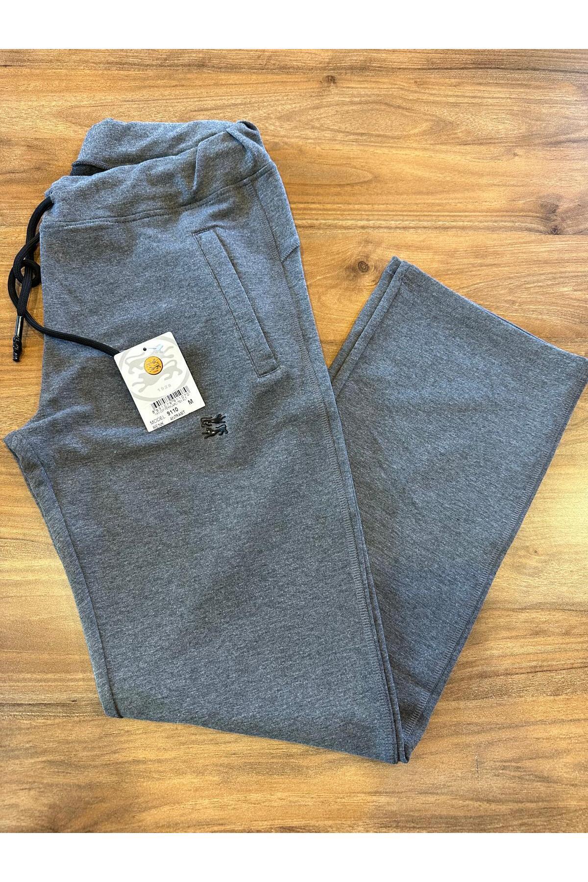 Çift Kaplan Yan Cep Fermuarlı Eşofman Altı