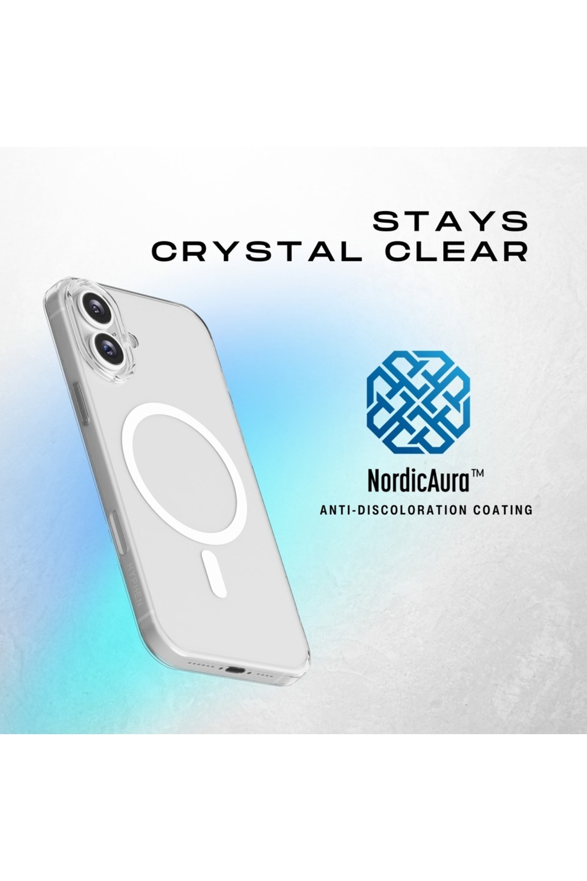 HYPHEN-حافظة LUCD Crystal Clear MagSafe - iPhone 16 Plus 8