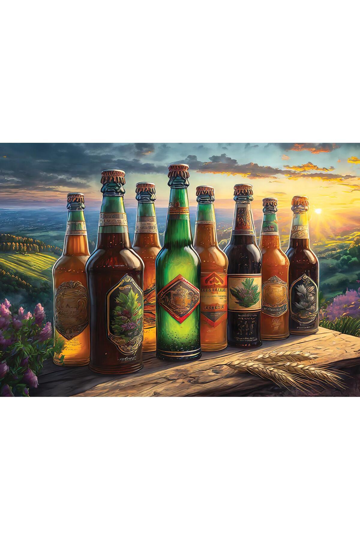 Art Puzzle Retro Bira Şişeleri 1000 Parça Puzzle - Fiyatı, Yorumları