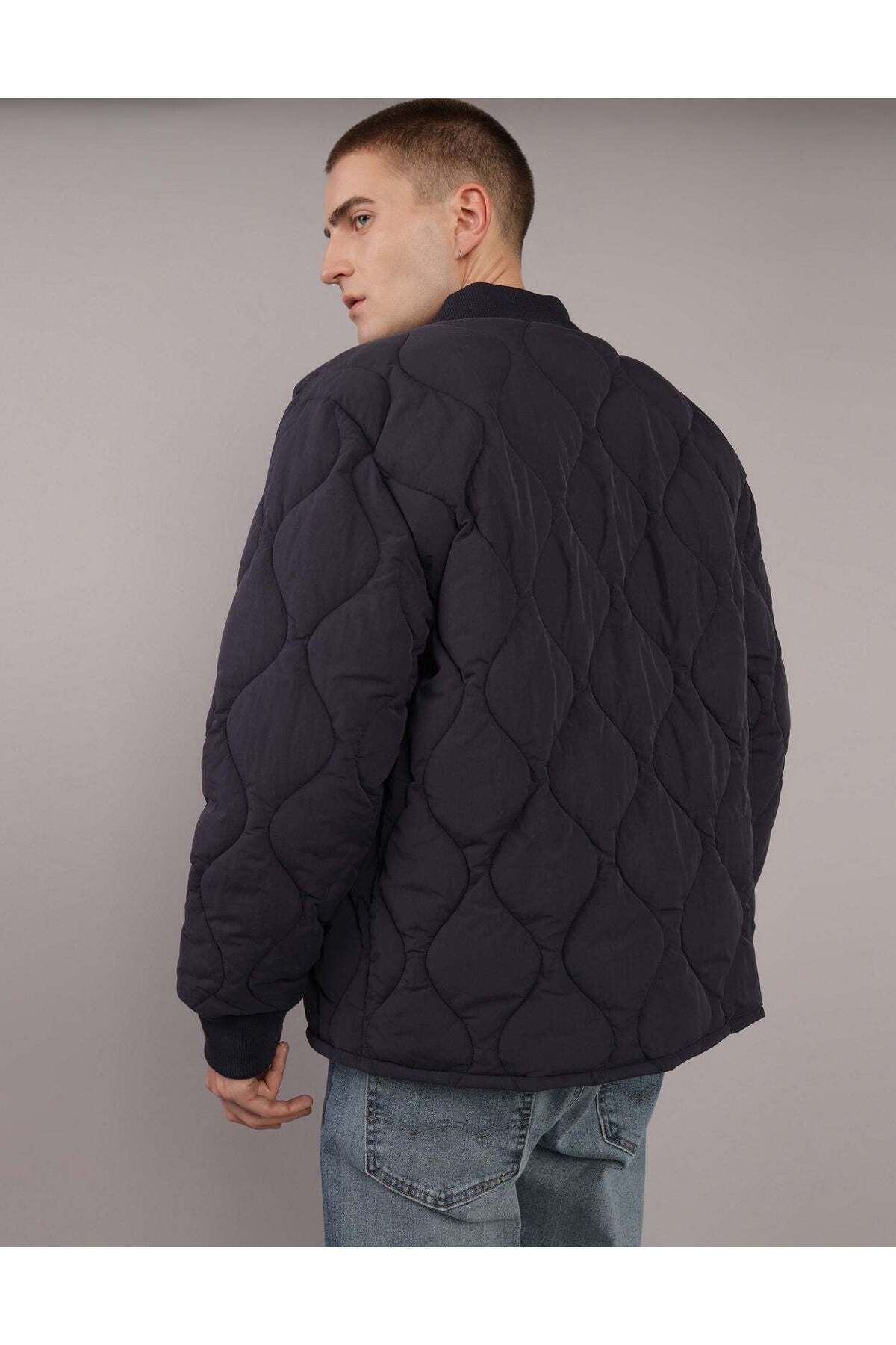 AMERICAN EAGLE-AE Quilted Bomber Jacket 2