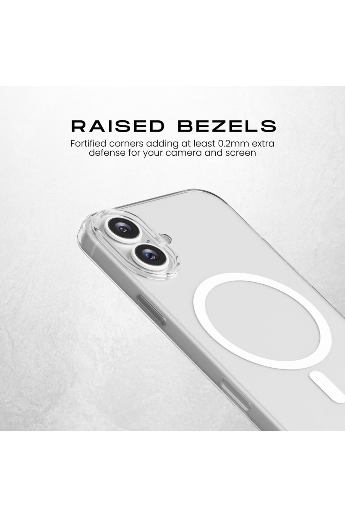 HYPHEN-حافظة LUCD Crystal Clear MagSafe - iPhone 16 Plus 3