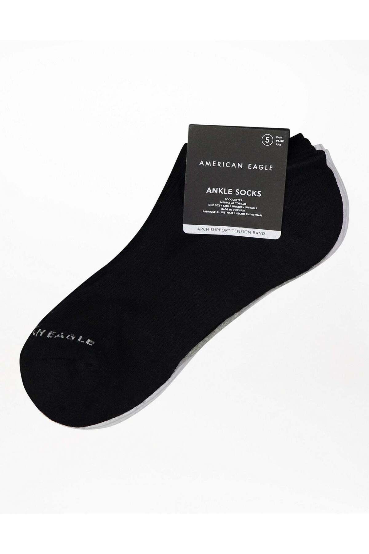 AMERICAN EAGLE-AEO Low Cut Socks 5-Pack 2