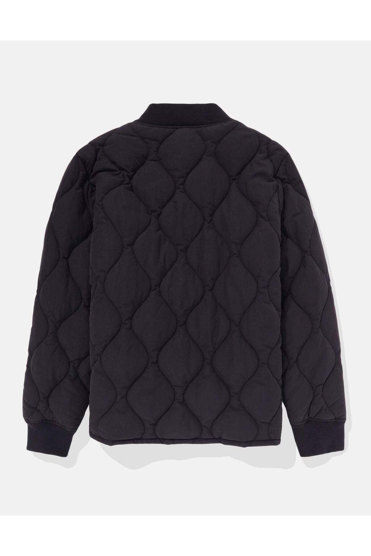 AMERICAN EAGLE-AE Quilted Bomber Jacket 4