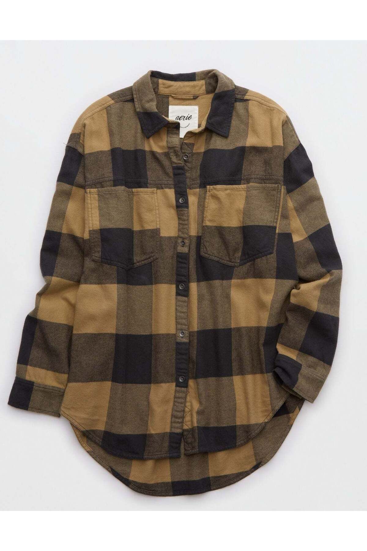 AMERICAN EAGLE-Aerie Anytime Fave Flannel Shirt 4