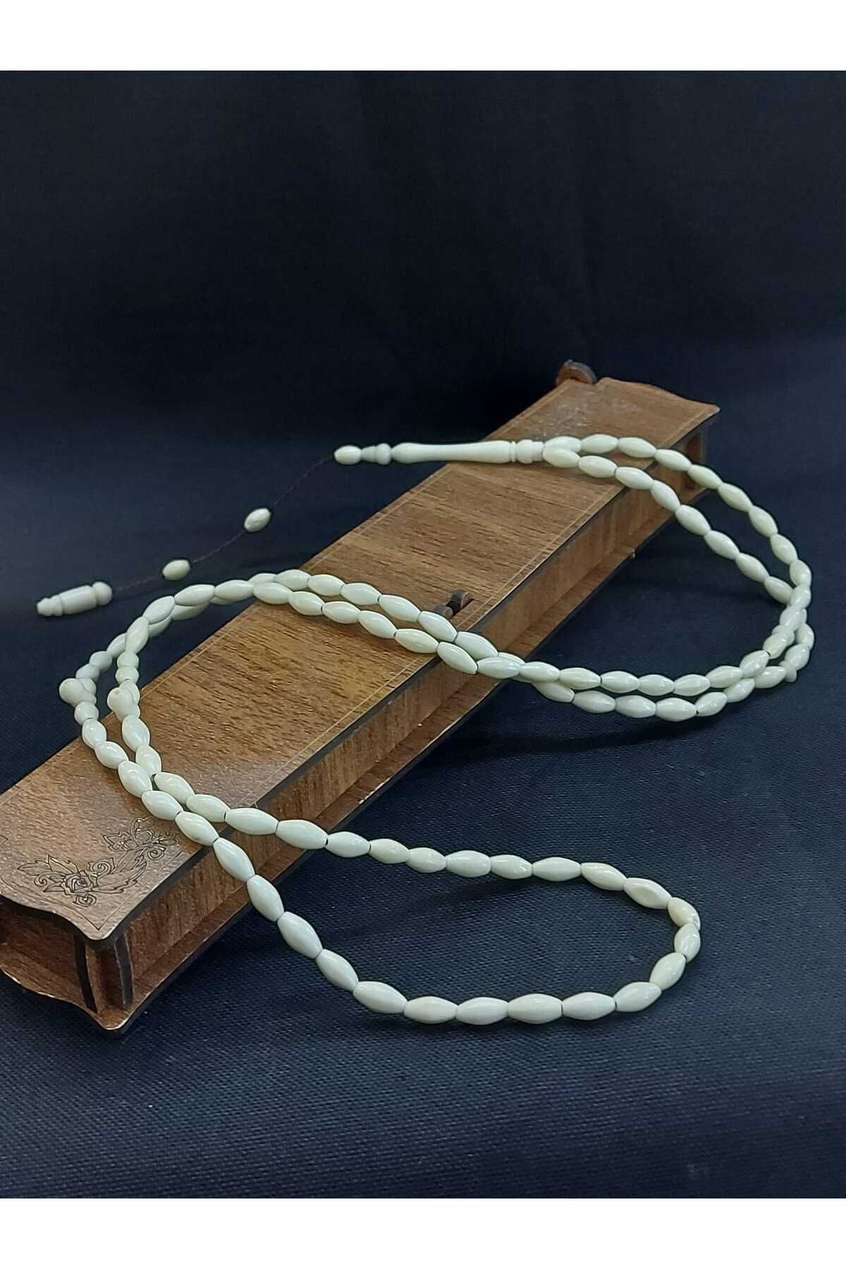 sarıyer silver-Camel Bone Fossil Model 99 Prayer Zikr Prayer Beads 5