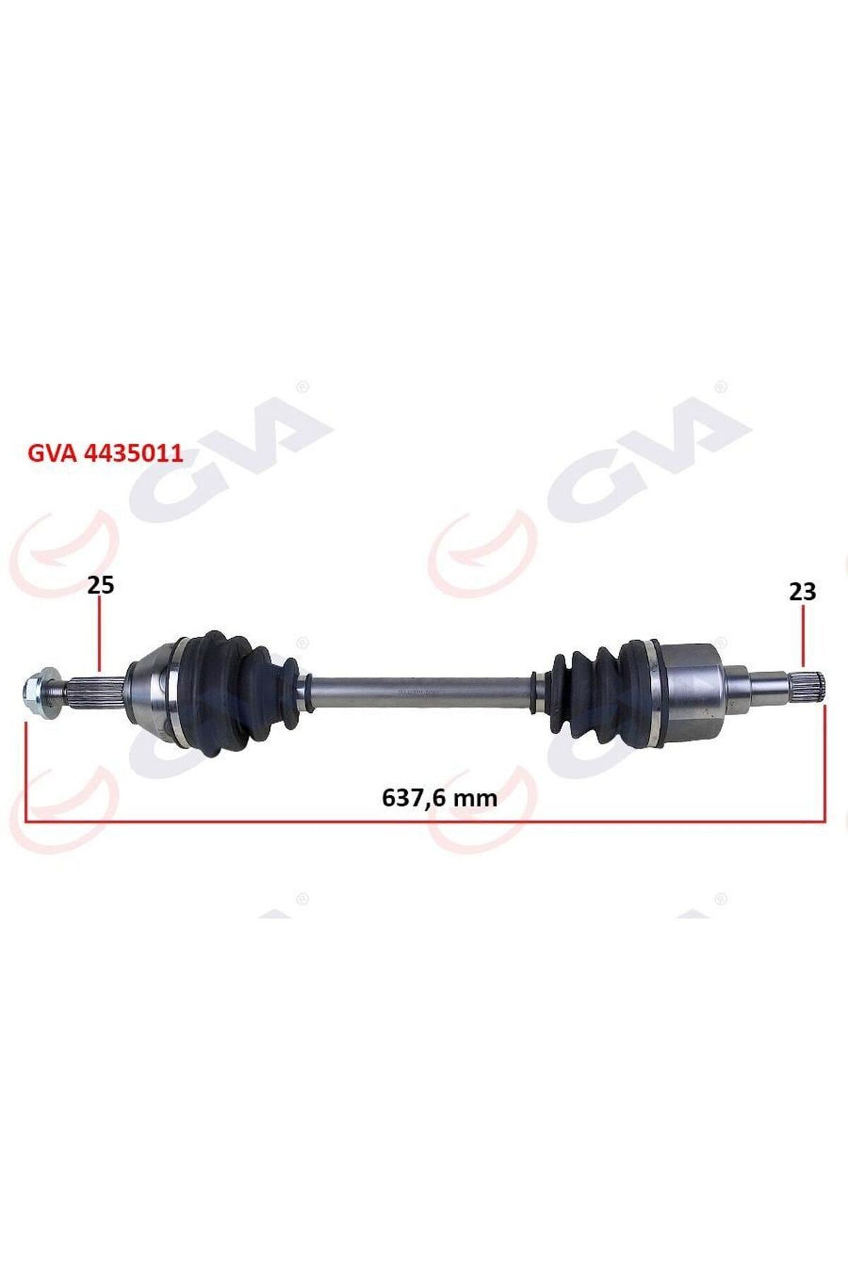 GVA ÖN AKS KOMPLE SOL FORD FOCUS I 1.4 16V-1.6 16V-1.8 16V-1.8TDCI 98>04