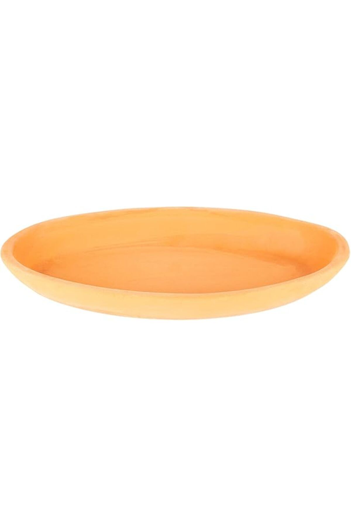 AKDC-Oval Flat 15Cm X 28Cm X 4Cm Clay Colour 1