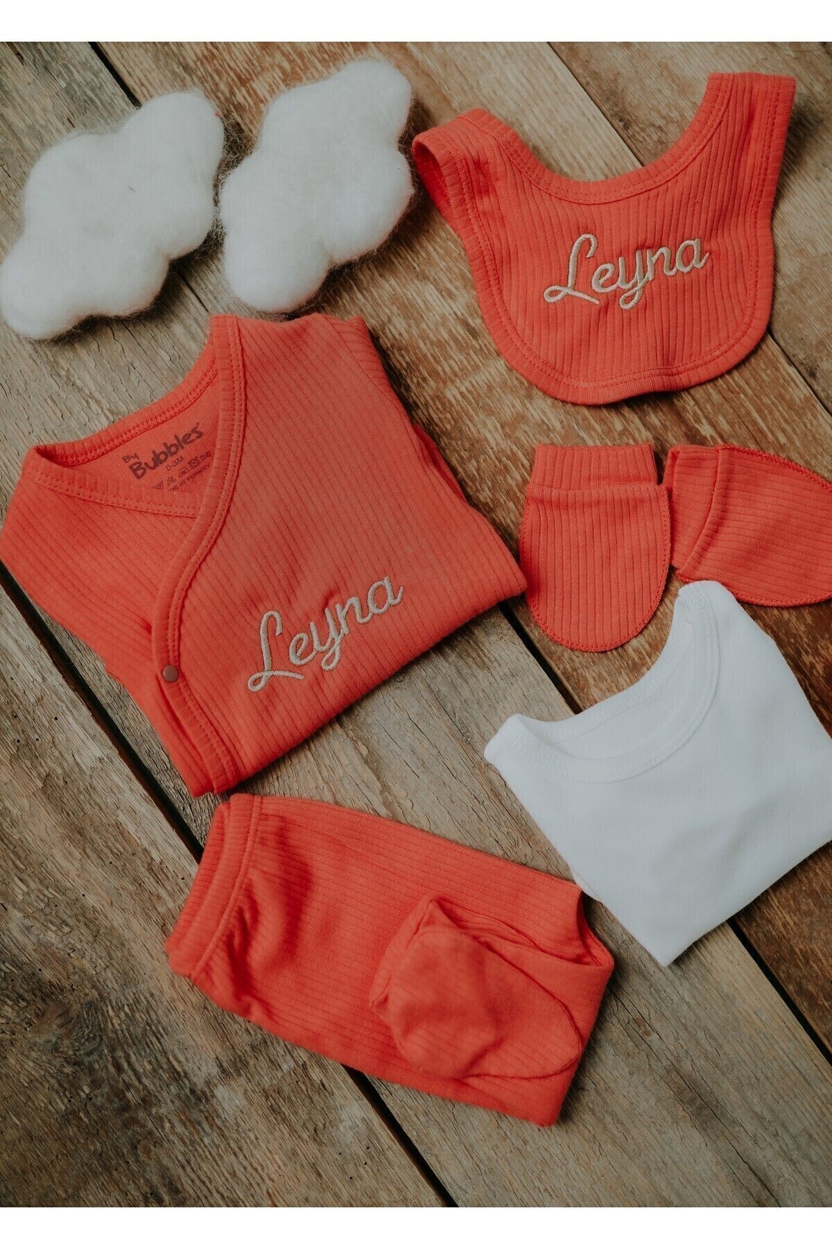 tinykiddesign Zıbın Seti Yeni Doğan Hediyelik Zıbın Seti 6 Parça Narçiçeği Istediğiniz Ismi Nakışla Yazıyoruz fotoğrafı 6 (önizleme)