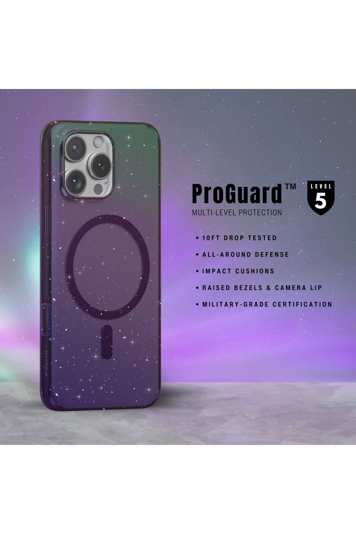 HYPHEN-IRIS MagSafe Glitter Case - iPhone 16 Pro Max 6